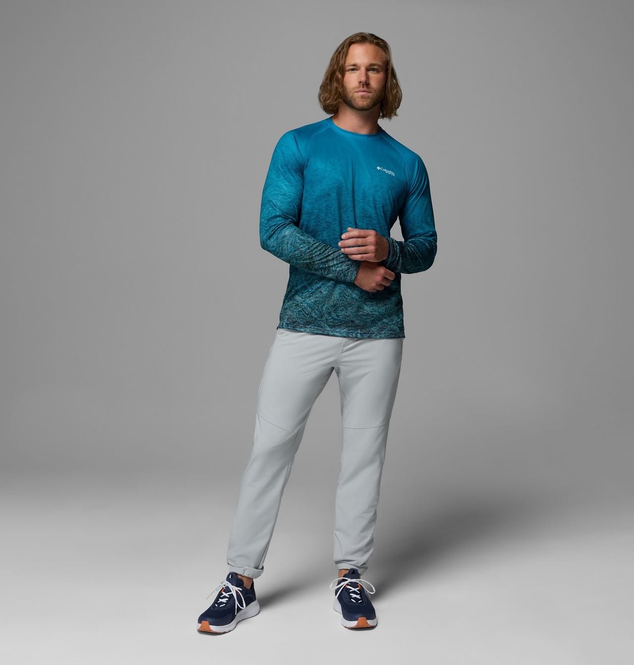 Men's Super Terminal Tackle PFG™ Border Circle Long Sleeve Shirt 2