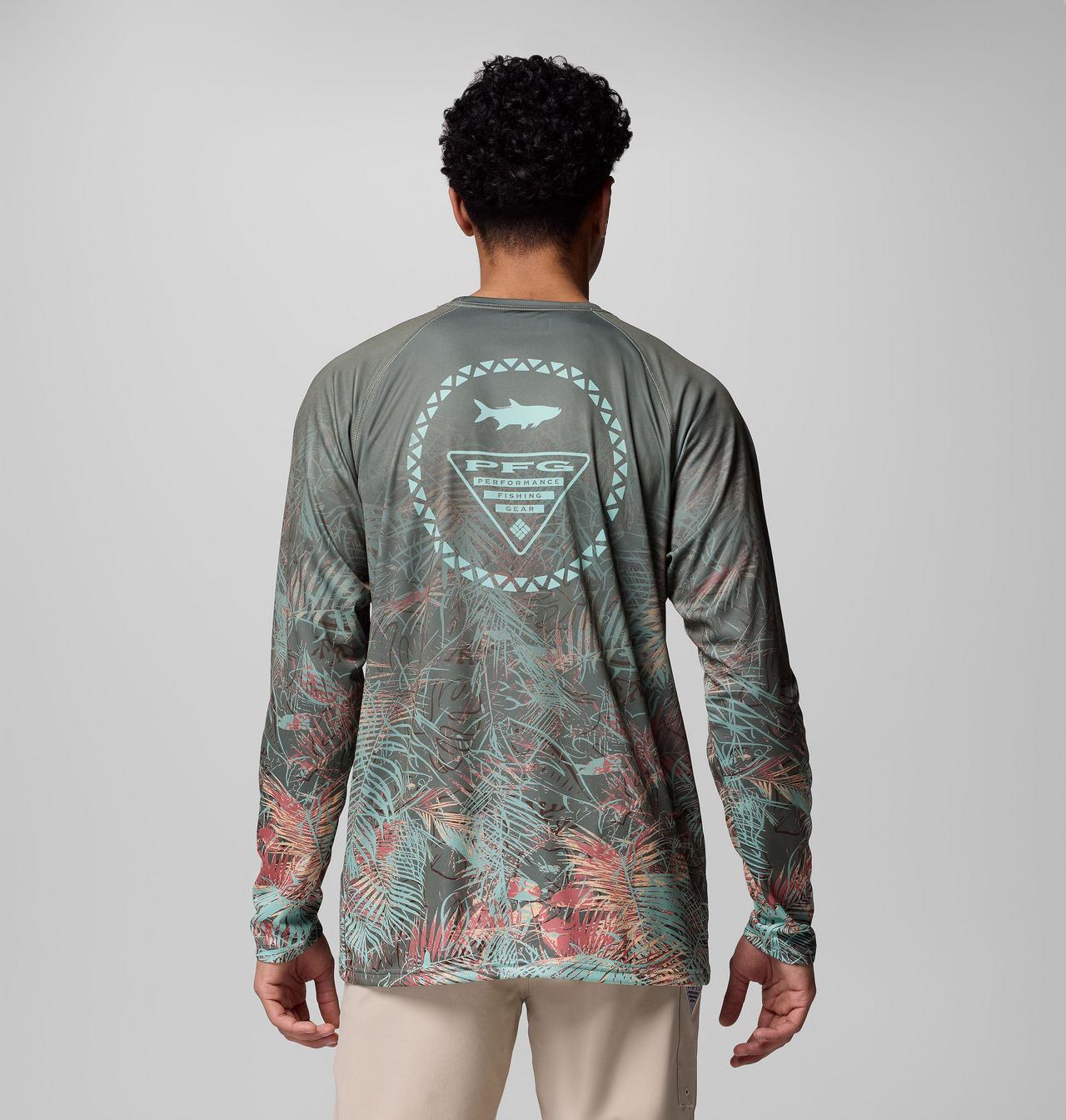 Men's Super Terminal Tackle PFG™ Border Circle Long Sleeve Shirt 3