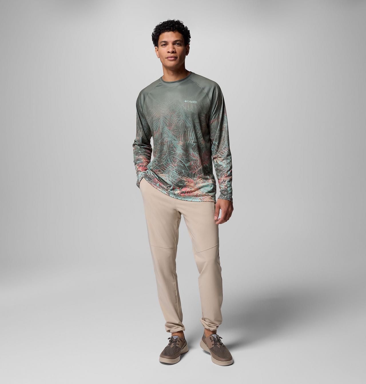 Men's Super Terminal Tackle PFG™ Border Circle Long Sleeve Shirt 2