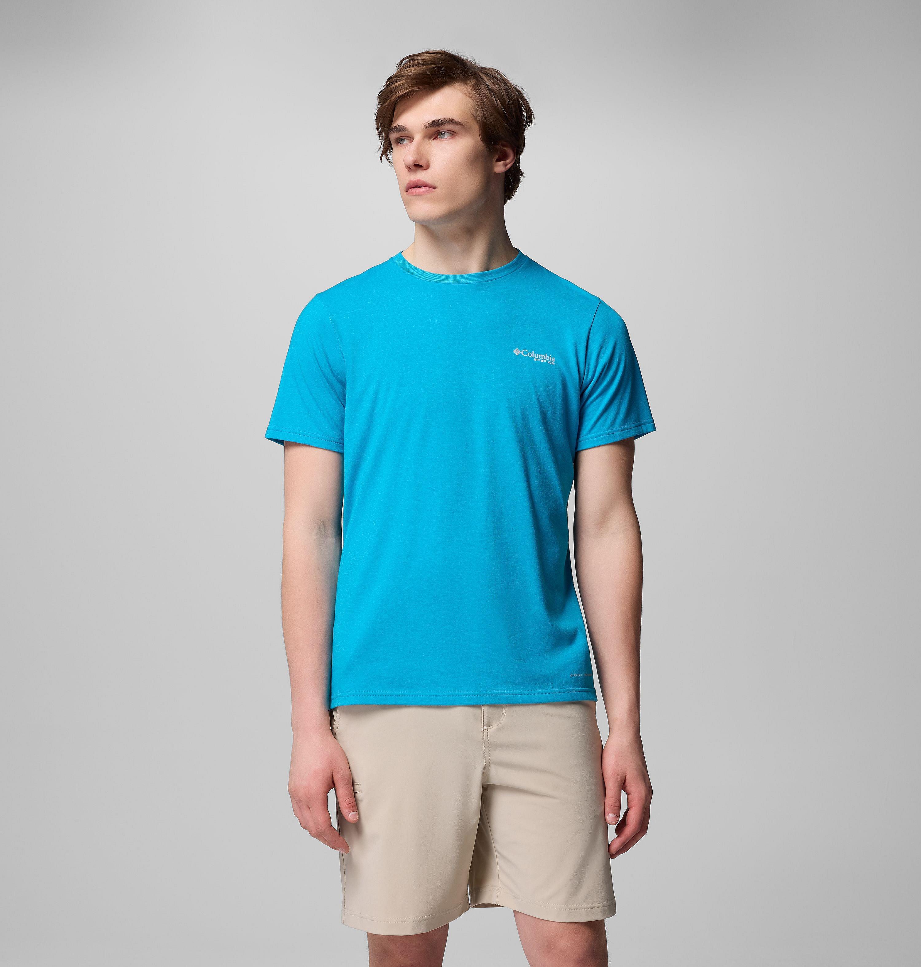 Columbia Men's PFG  Diamond Fly Short Sleeve Tee-