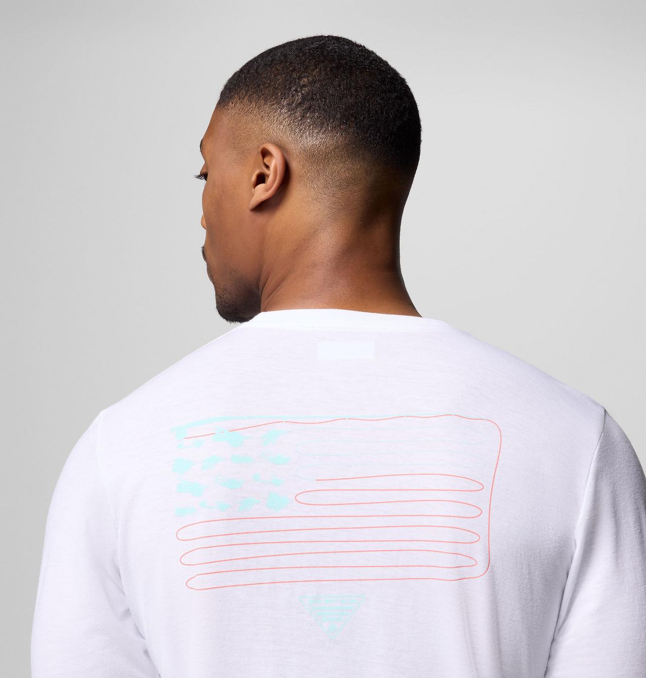 Men's PFG™ Flyline Flag Long Sleeve T-Shirt 6