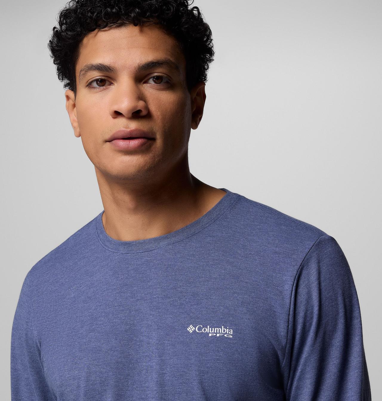 Men's PFG™ Flyline Flag Long Sleeve T-Shirt 5