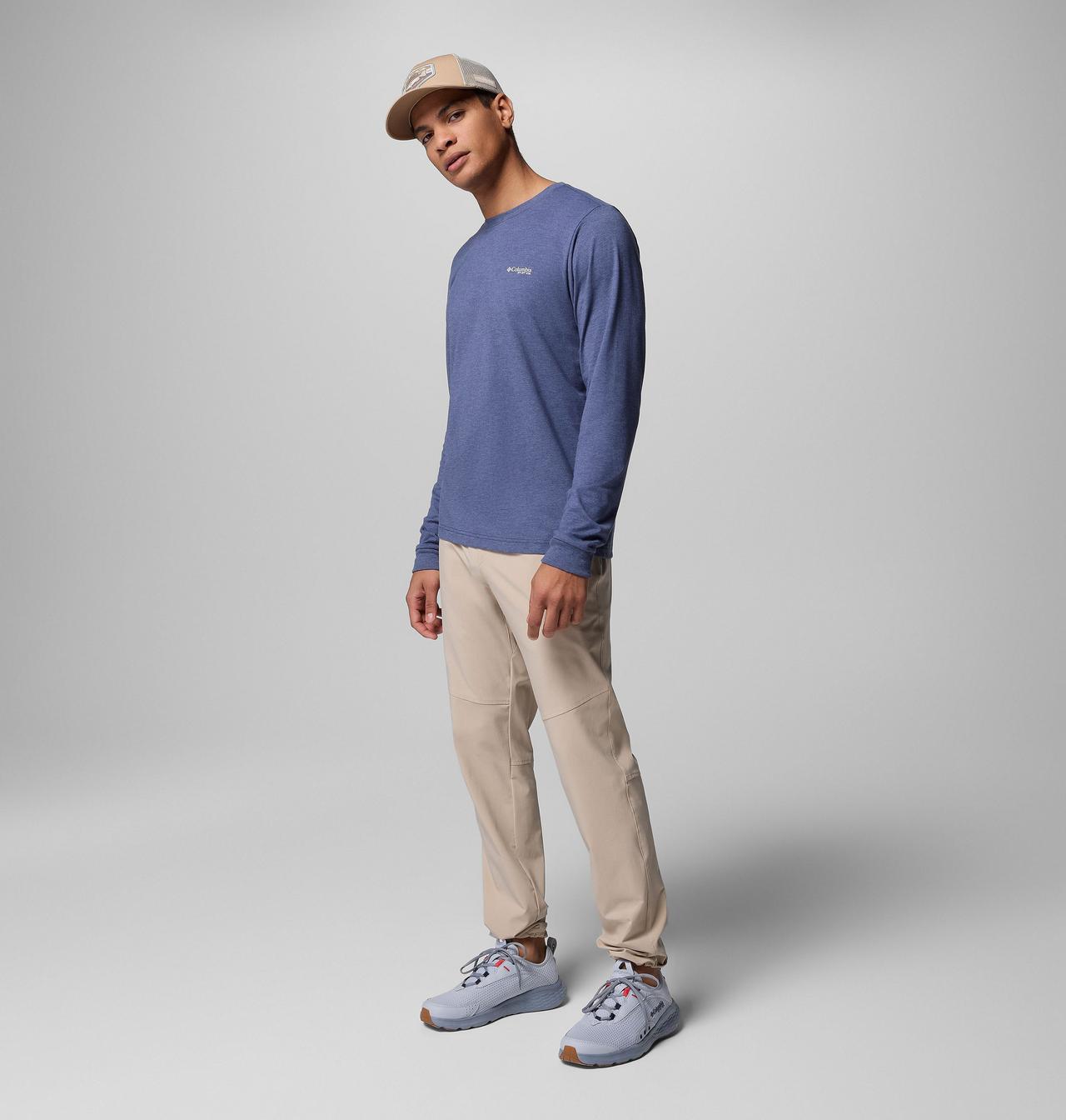 Men's PFG™ Flyline Flag Long Sleeve T-Shirt 2