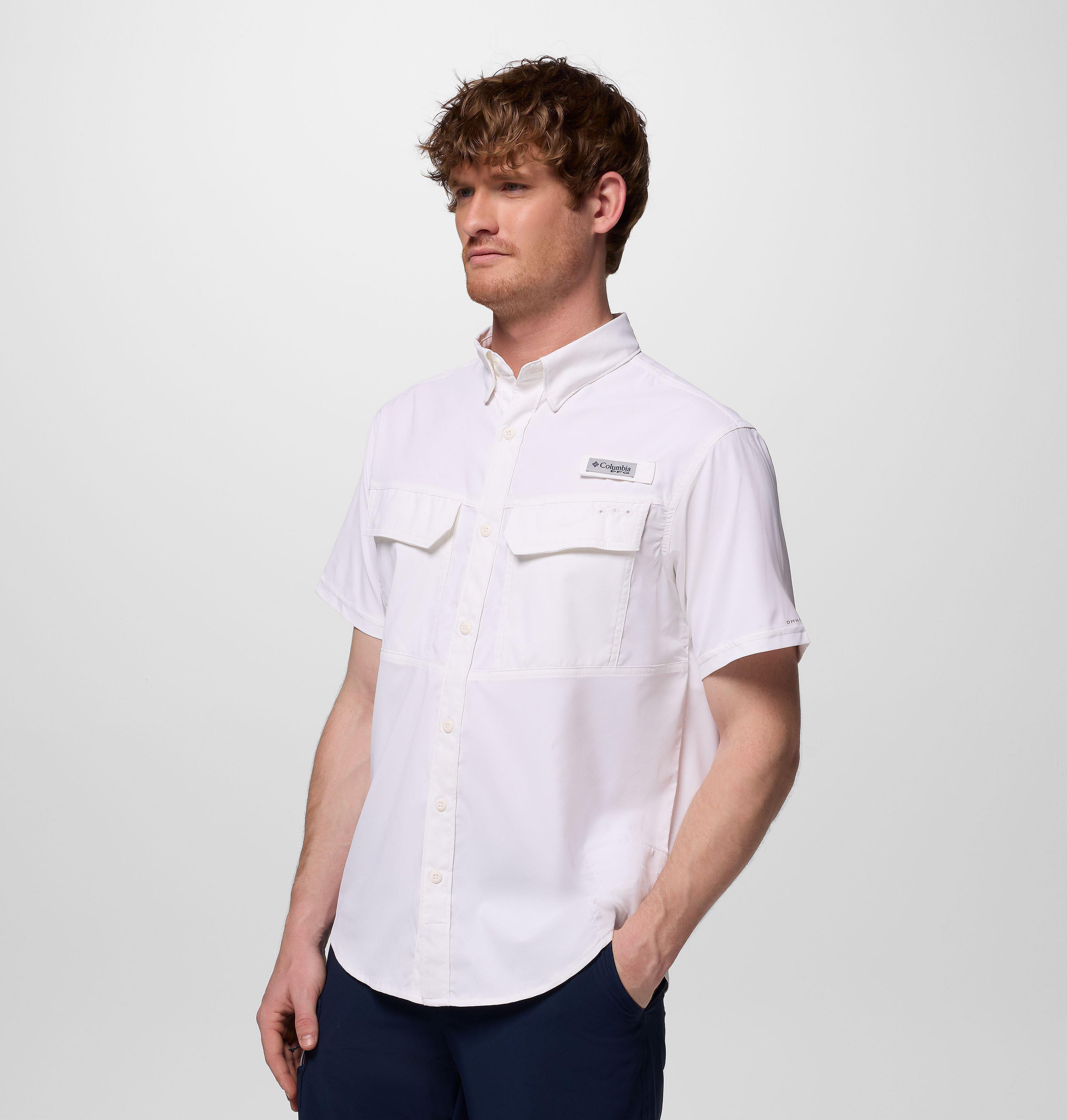 Men's PFG Skiff Guide II Short Sleeve Shirt | 100 | M 4