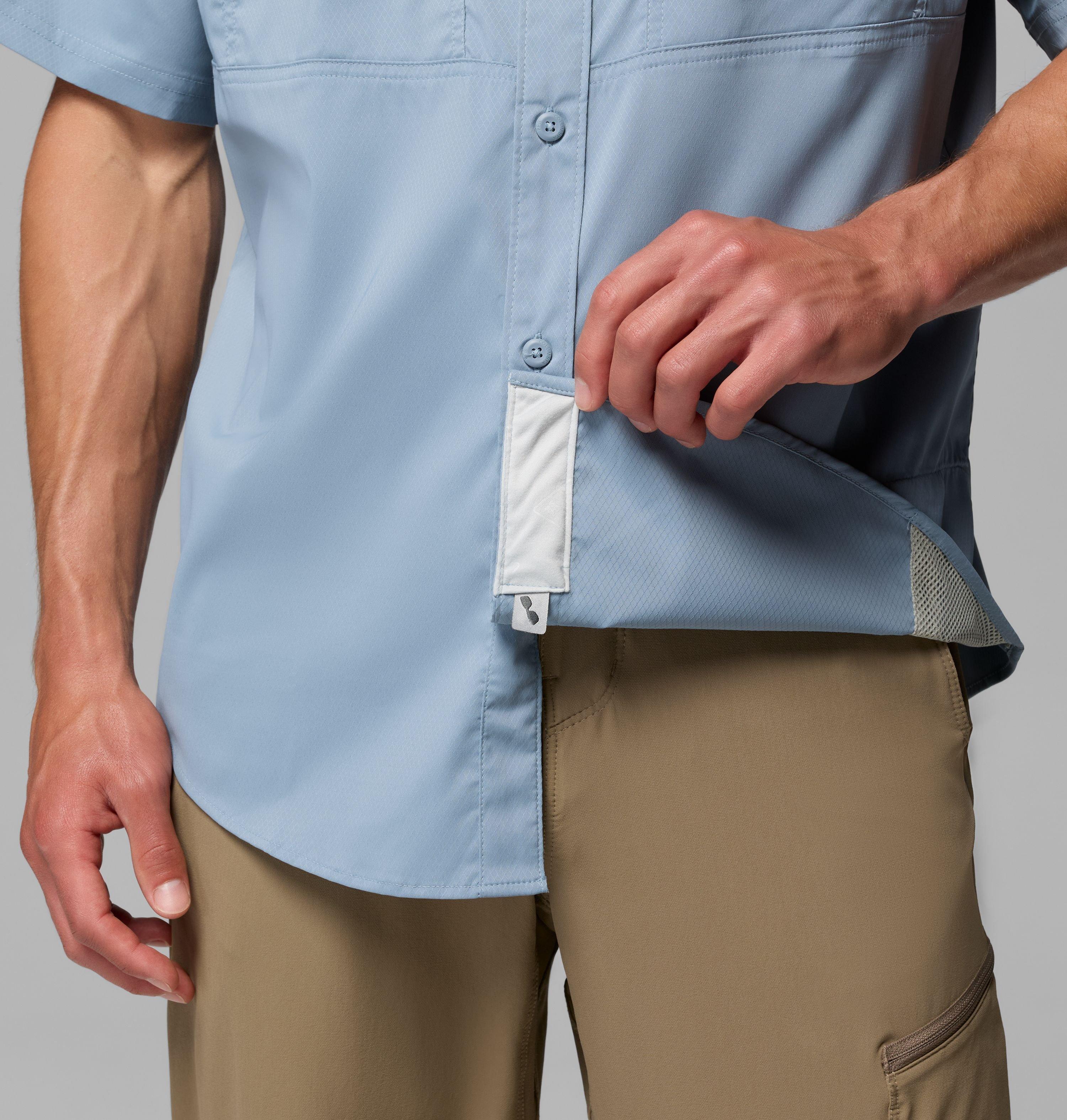 Men's PFG Skiff Guide II Short Sleeve Shirt | 445 | M 7