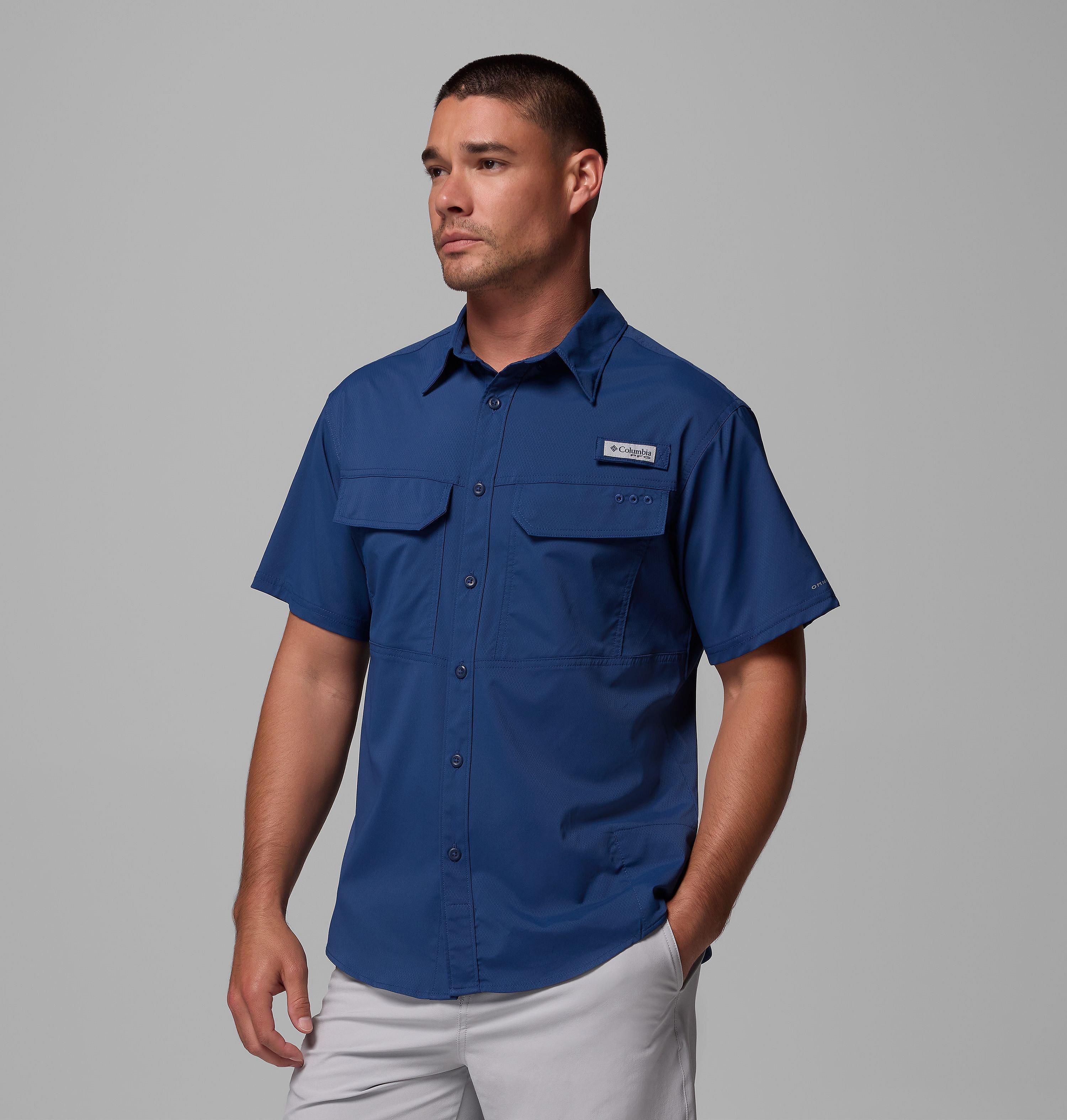 Men's PFG Skiff Guide II Short Sleeve Shirt | 469 | L 4