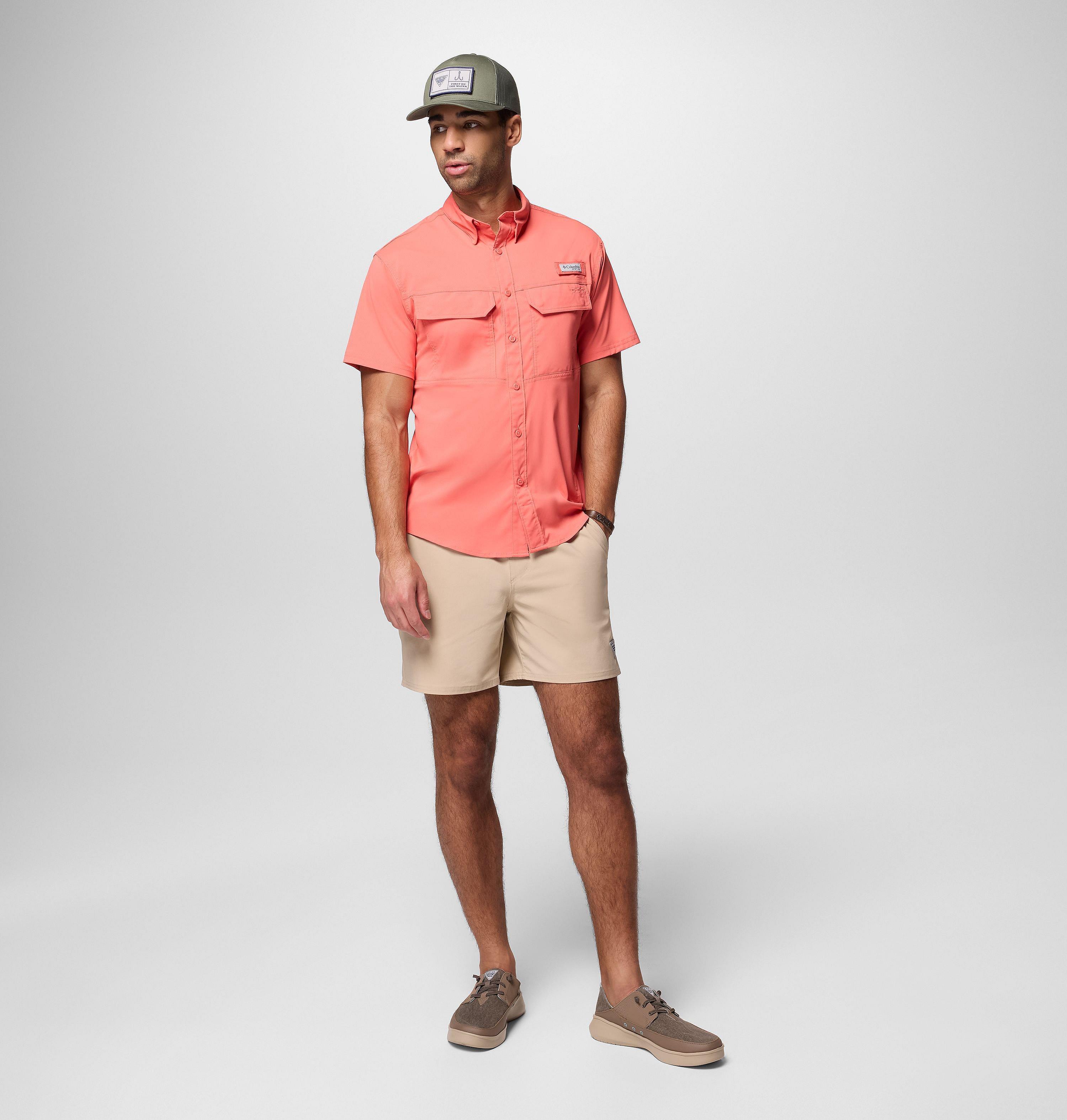 Men's PFG Skiff Guide II Short Sleeve Shirt | 853 | XL 2