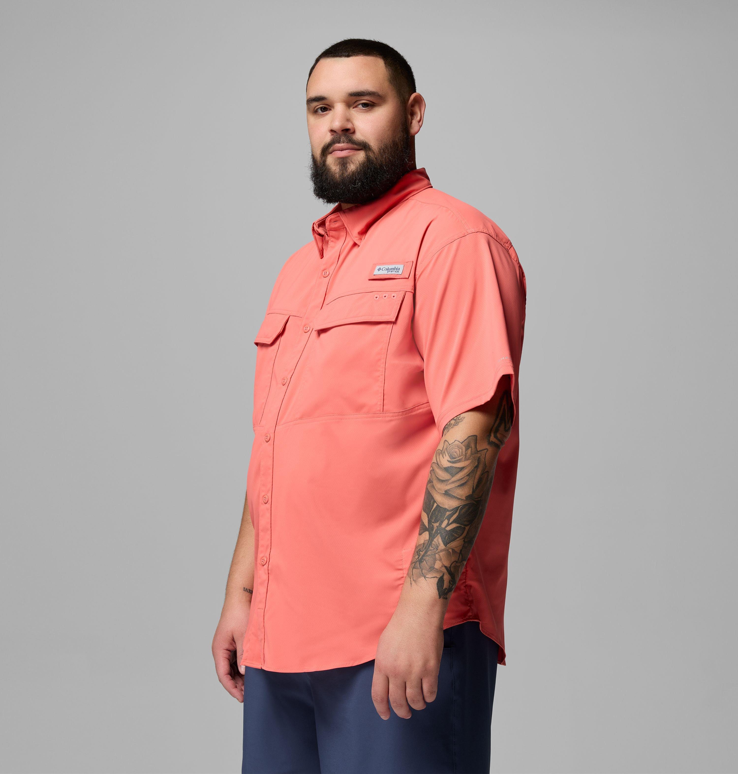 Men's Skiff Guide II Short Sleeve Shirt - Big | 853 | 3X 4