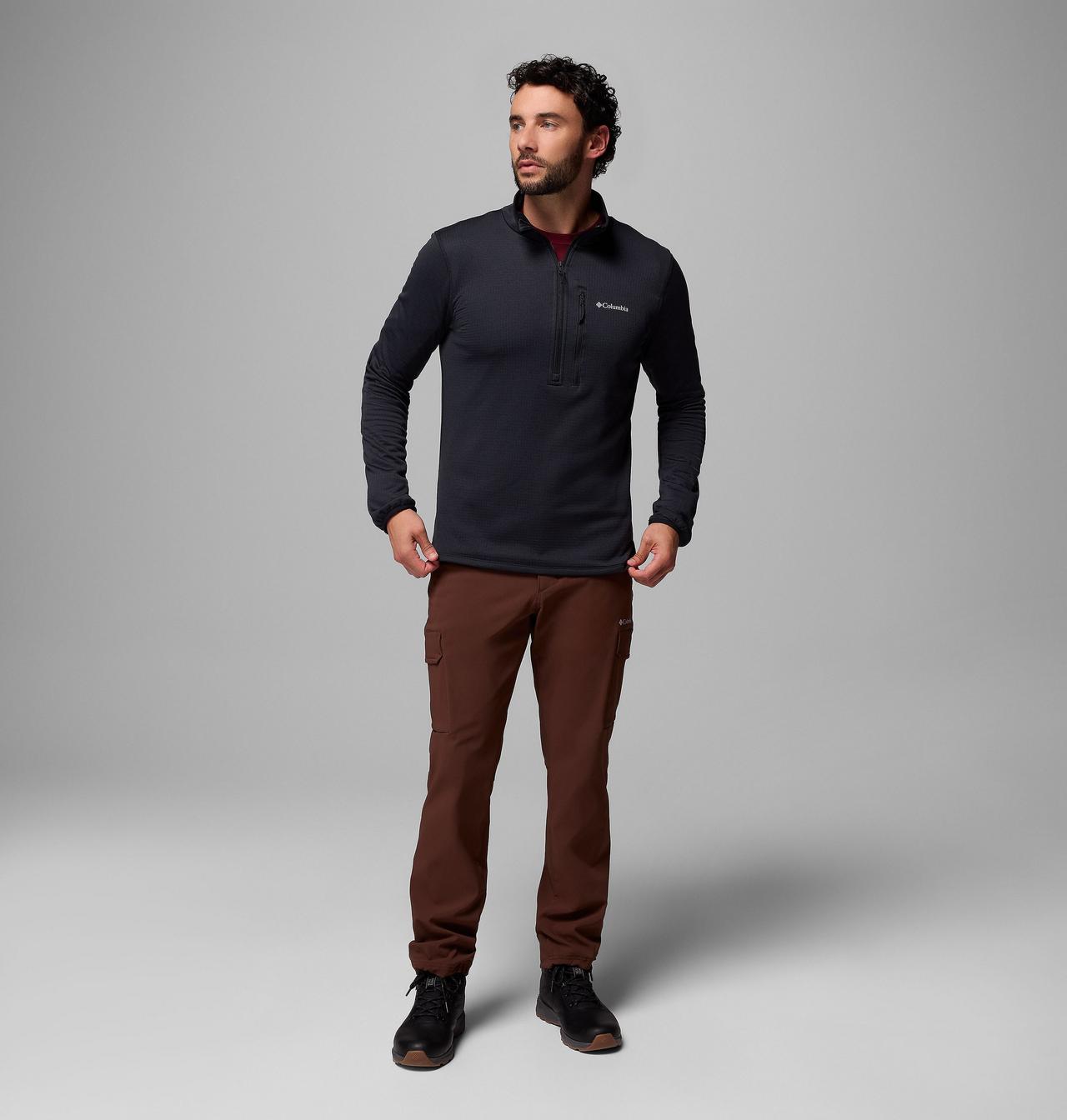 Men's Essential Hike™ Grid Fleece Half Zip Pullover | 010 | XXL 2