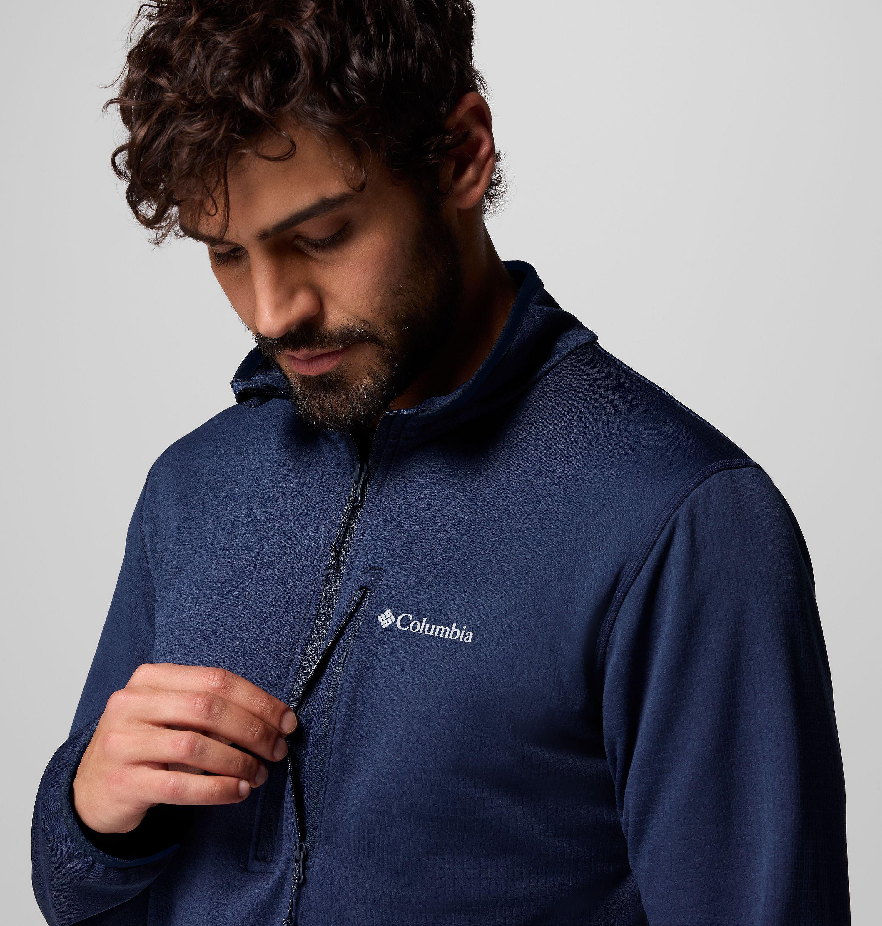 Men's Essential Hike Grid Fleece Half Zip Pullover 5