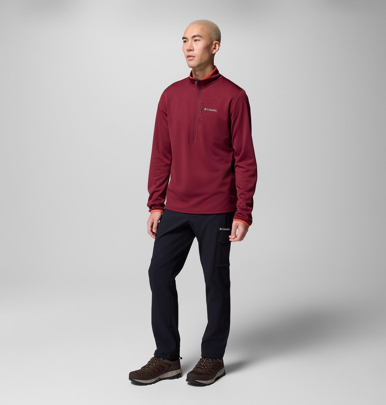 Essential Hike™ Grid Fleece Half Zip | 624 | L 2