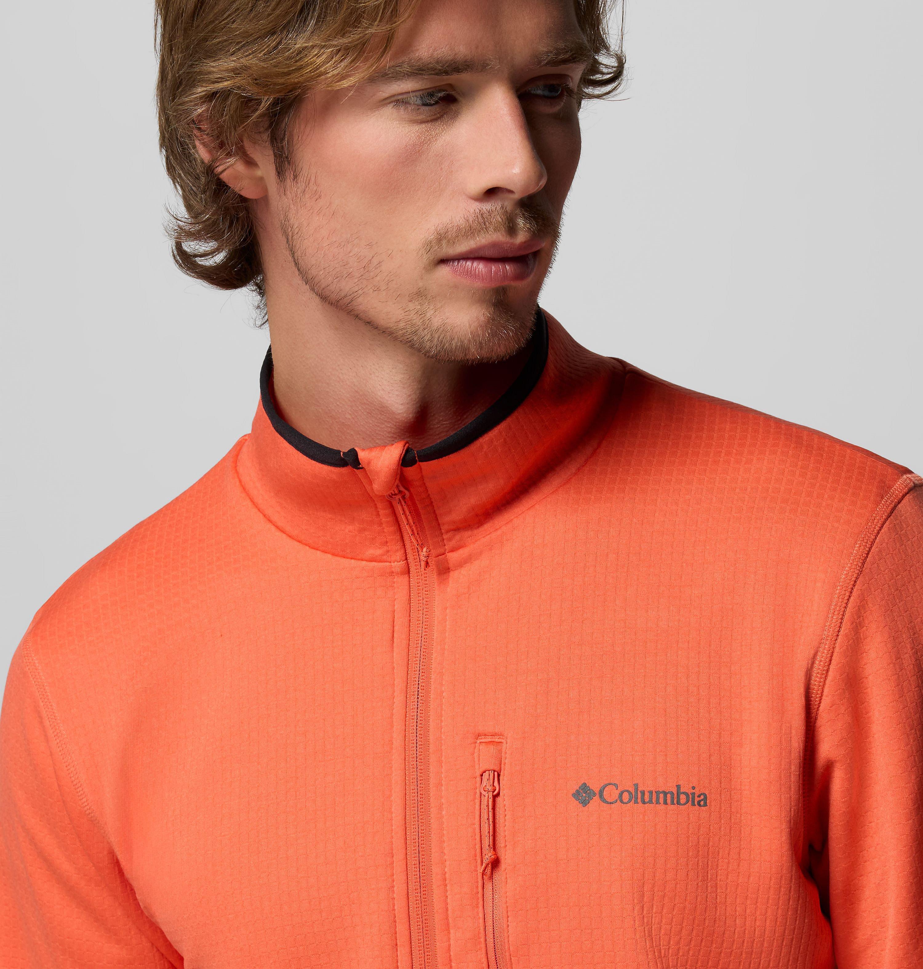 Men's Essential Hike Grid Fleece Half Zip Pullover 5