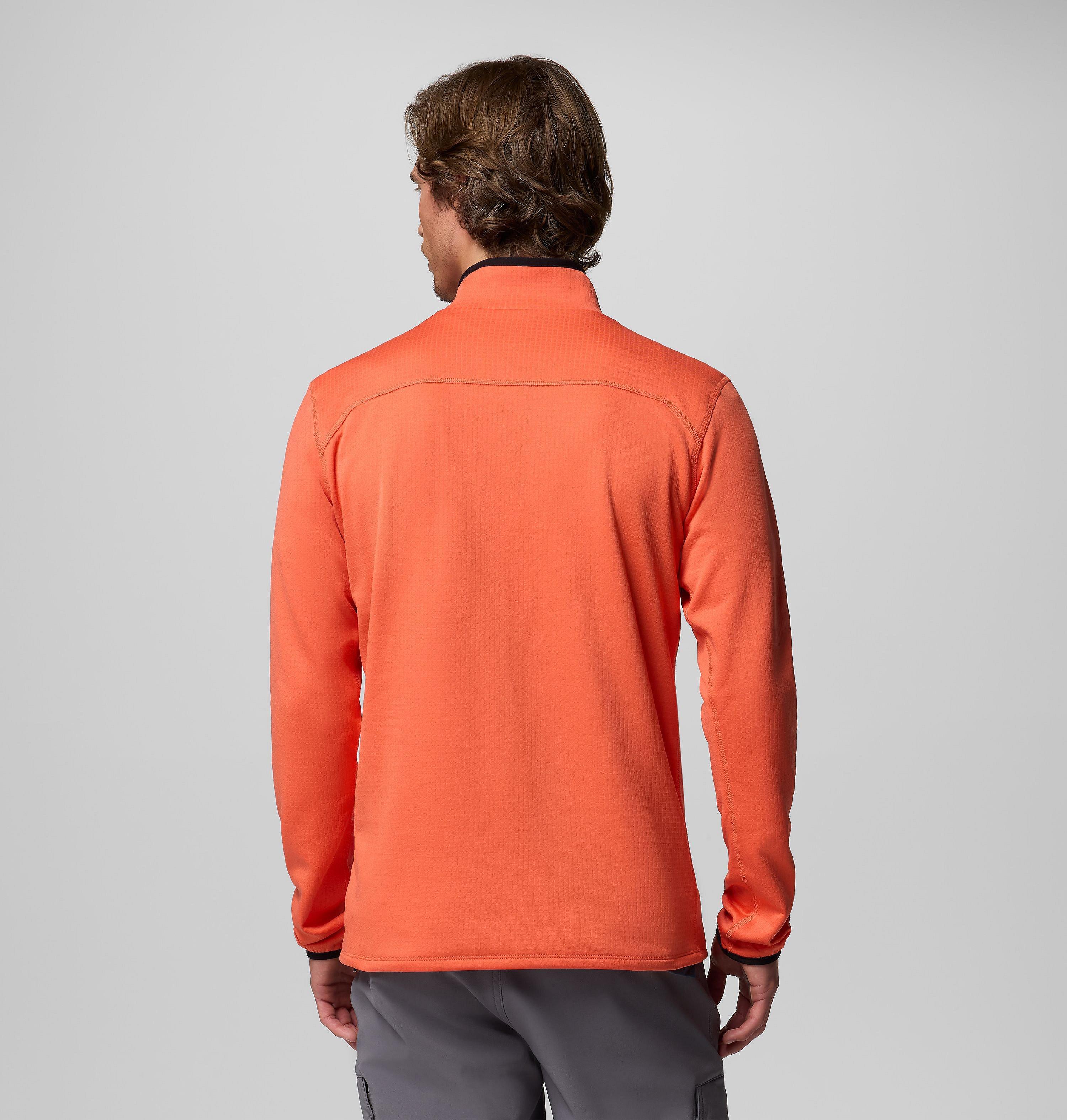 Men's Essential Hike Grid Fleece Half Zip Pullover 3