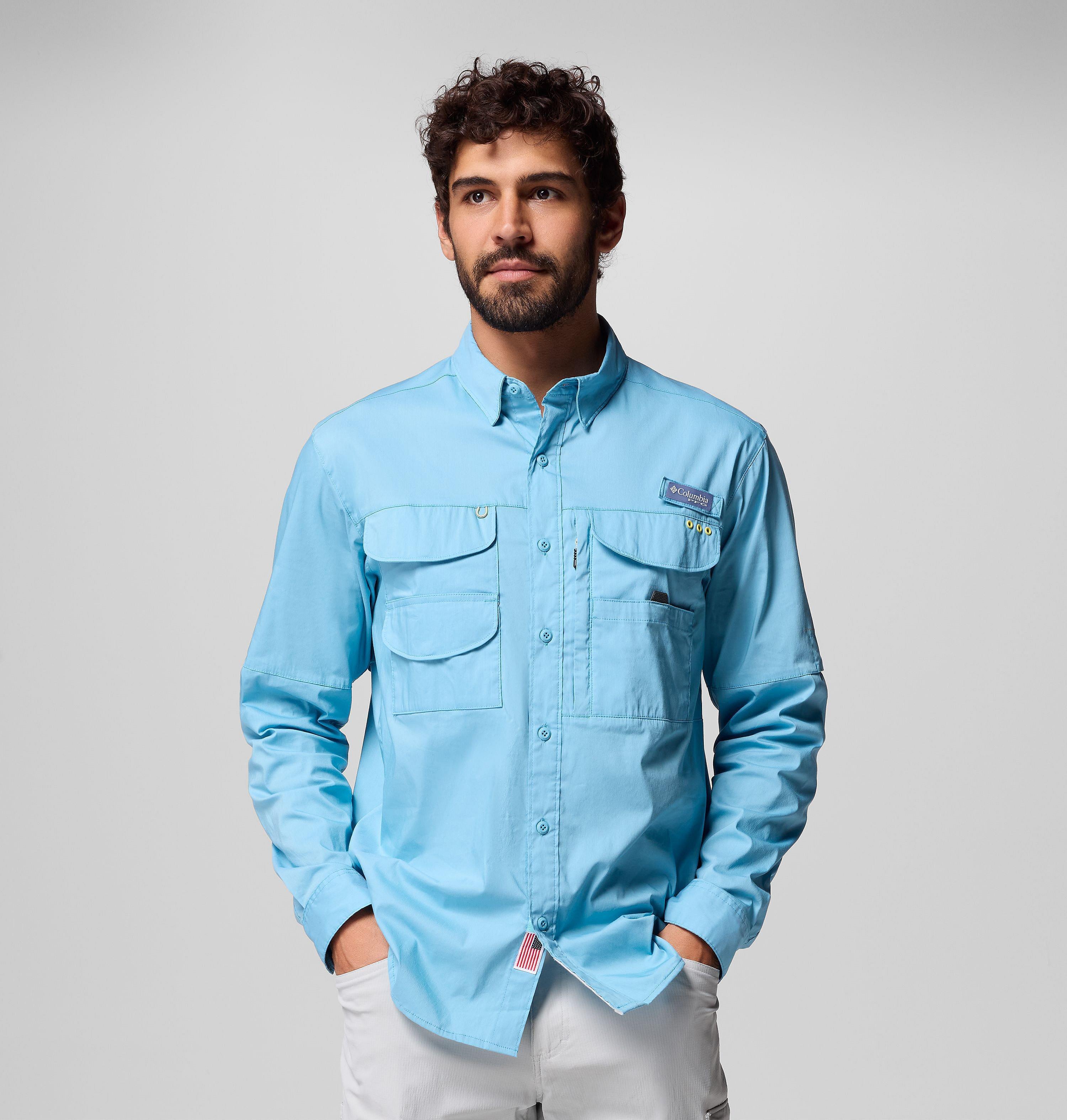 Columbia Men's PFG Bonehead  Elite Long Sleeve Shirt-
