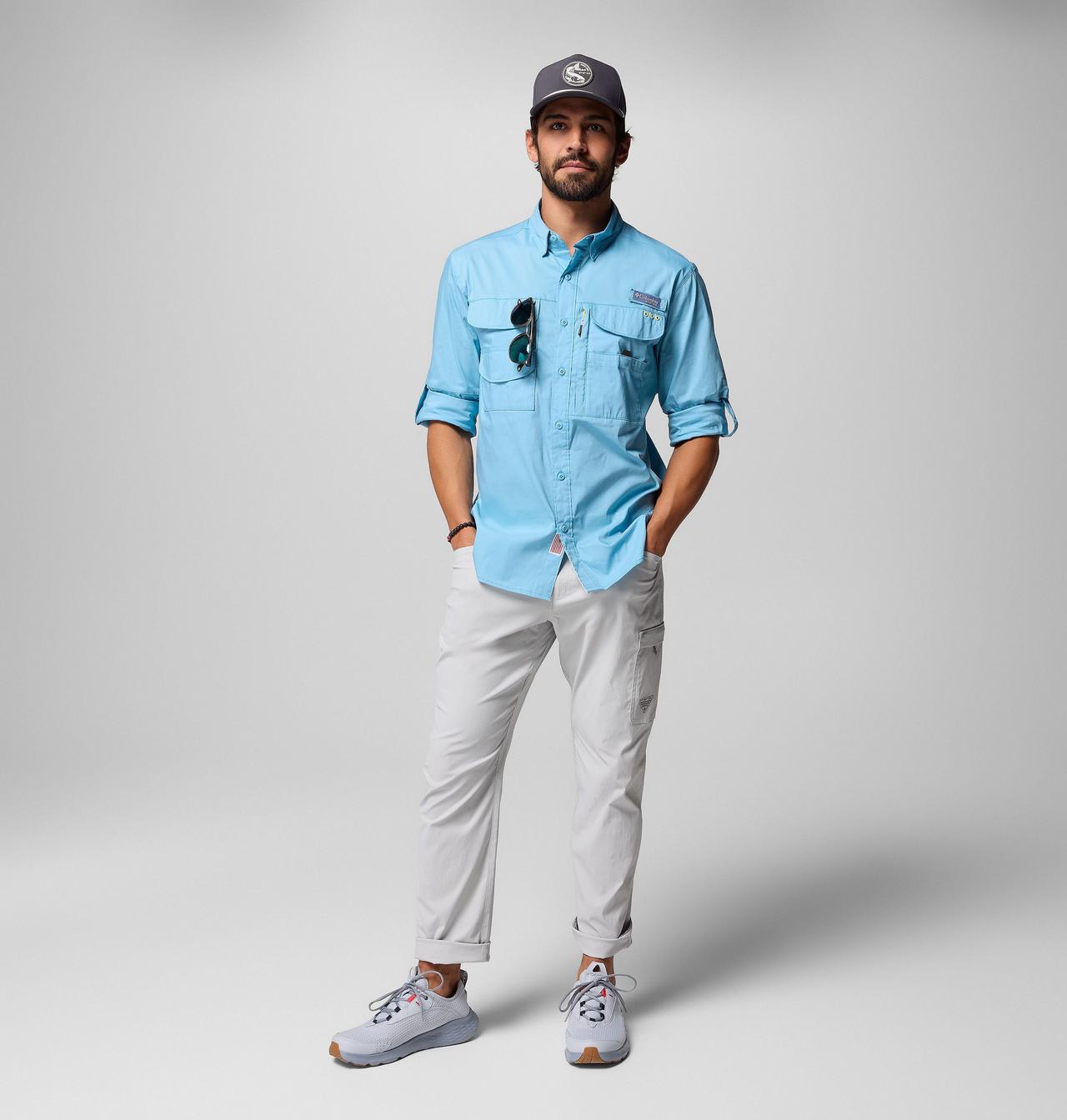 Men's PFG Bonehead™ Elite Long Sleeve Shirt 2