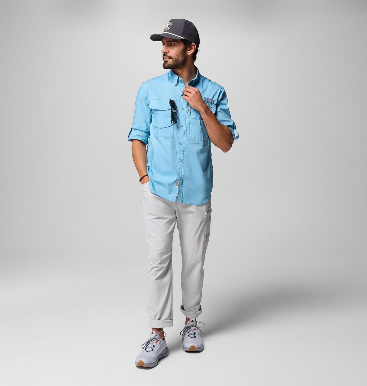 Men's PFG Bonehead™ Elite Long Sleeve Shirt 13