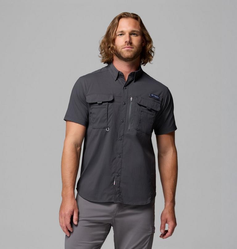 Camisa de manga corta Bahama Elite para hombre, Color: Shark, image 1