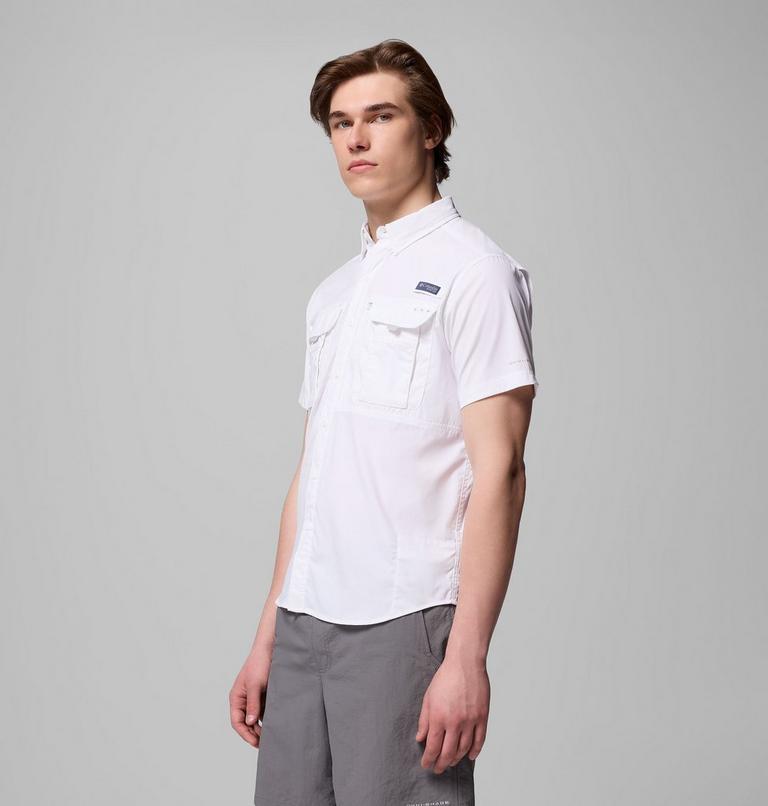Camisa de manga corta Bahama Elite para hombre, Color: White, image 4