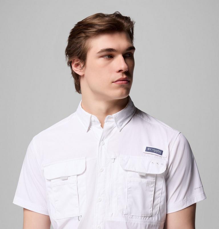 Camisa de manga corta Bahama Elite para hombre, Color: White, image 5