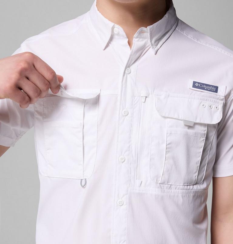 Camisa de manga corta Bahama Elite para hombre, Color: White, image 6
