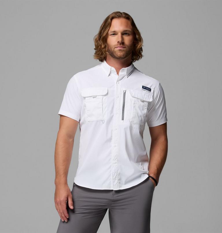 Camisa de manga corta Bahama Elite para hombre, Color: White, image 1