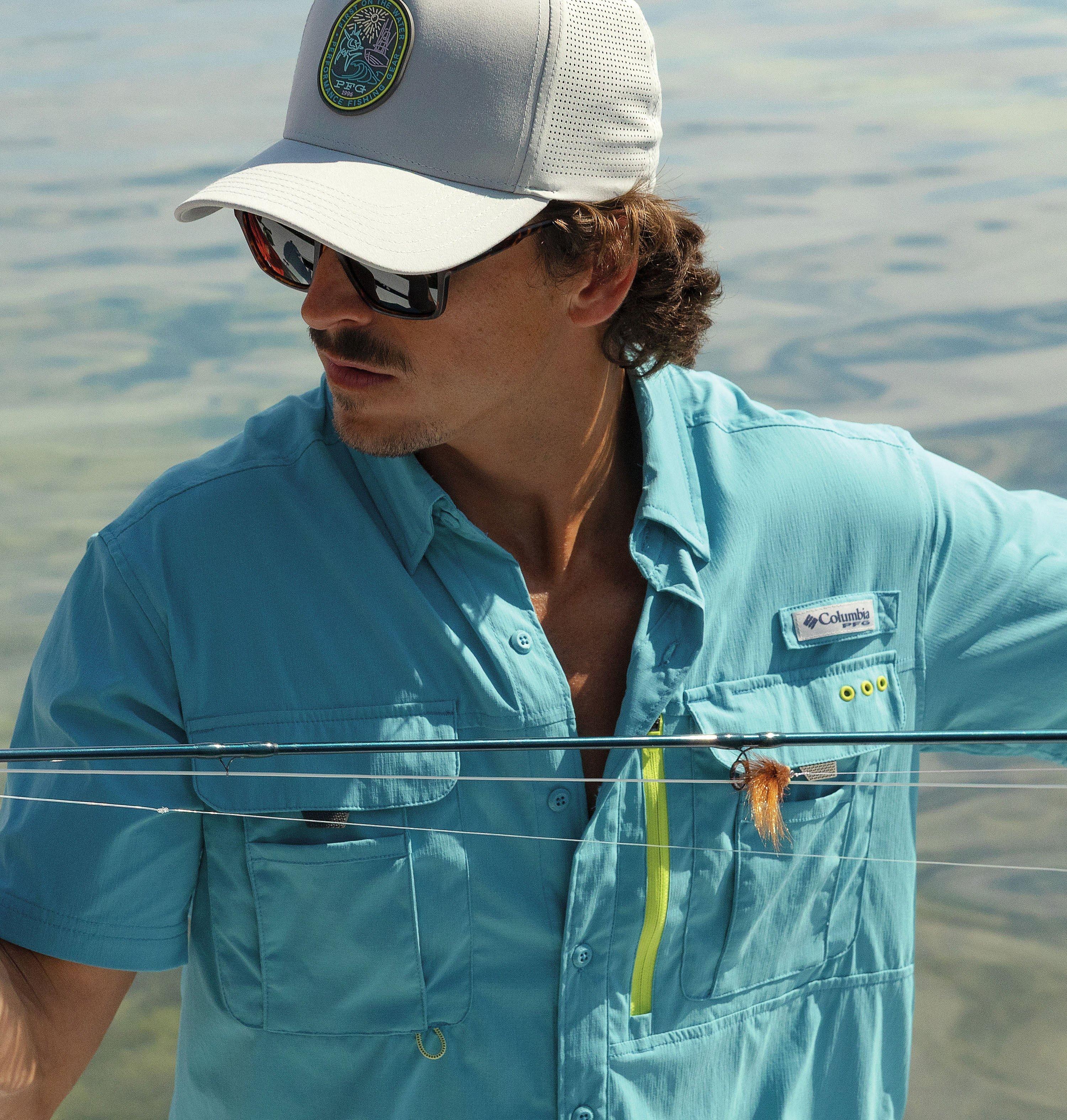 Men's PFG Bahama Elite Short Sleeve Shirt | 455 | XS 11