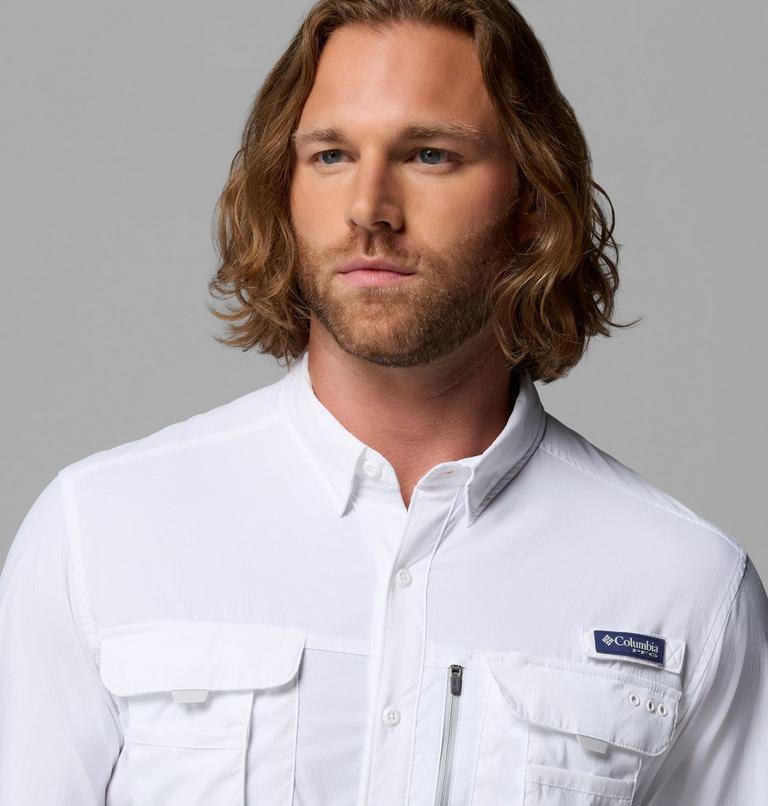 Men's Bahama Elite Shirt, Color: White, image 7