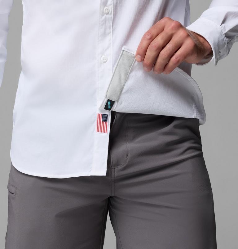 Men's Bahama Elite Shirt, Color: White, image 8