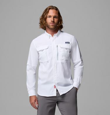 Men's Bahama Elite Shirt, Color: White, image 5