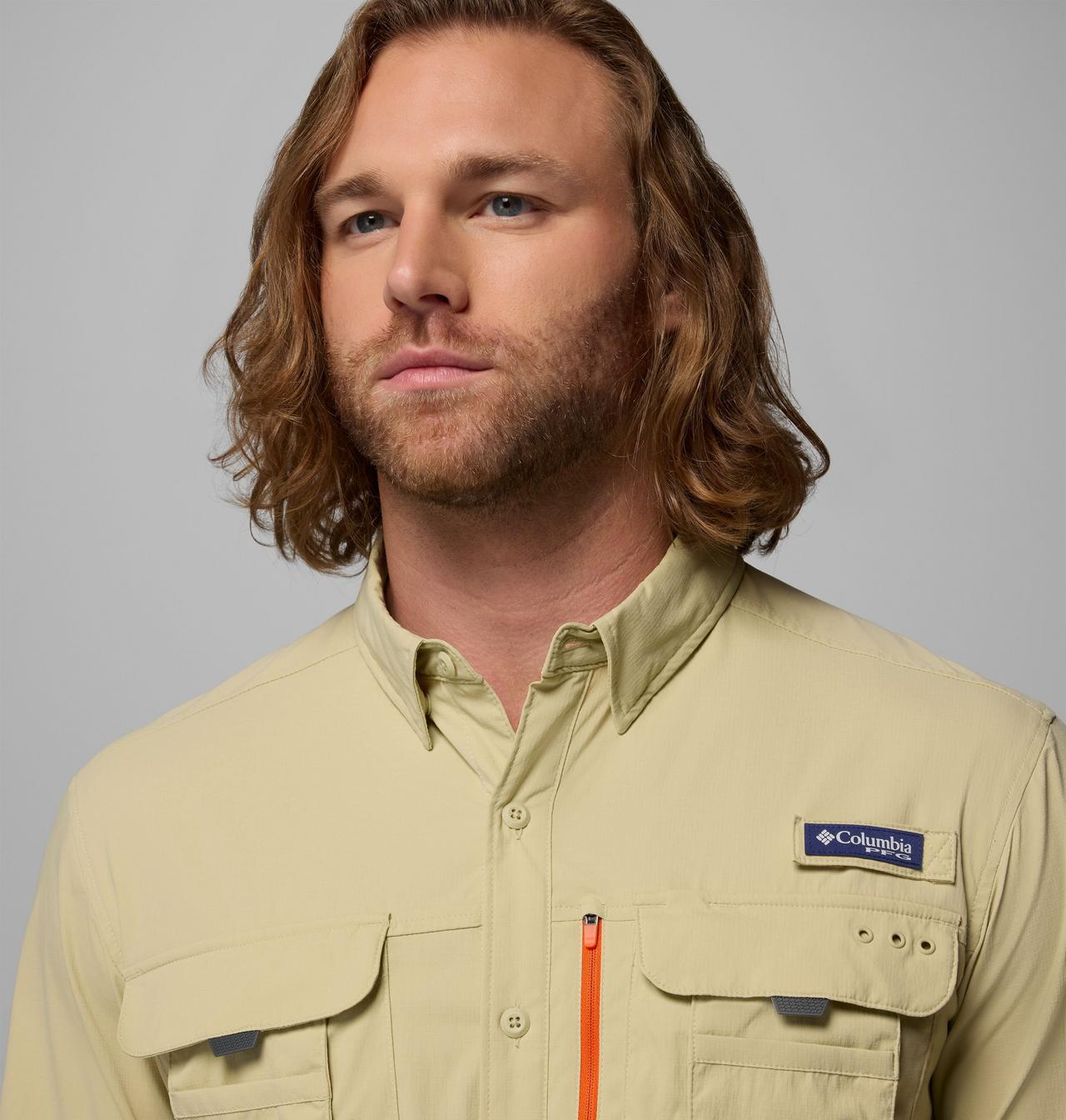 Men's PFG Bahama™ Elite Long Sleeve Shirt | 385 | XS 7