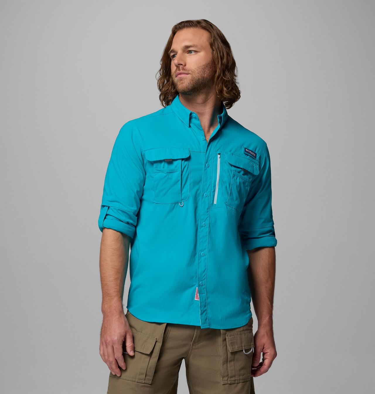 Men's PFG Bahama™ Elite Long Sleeve Shirt 5