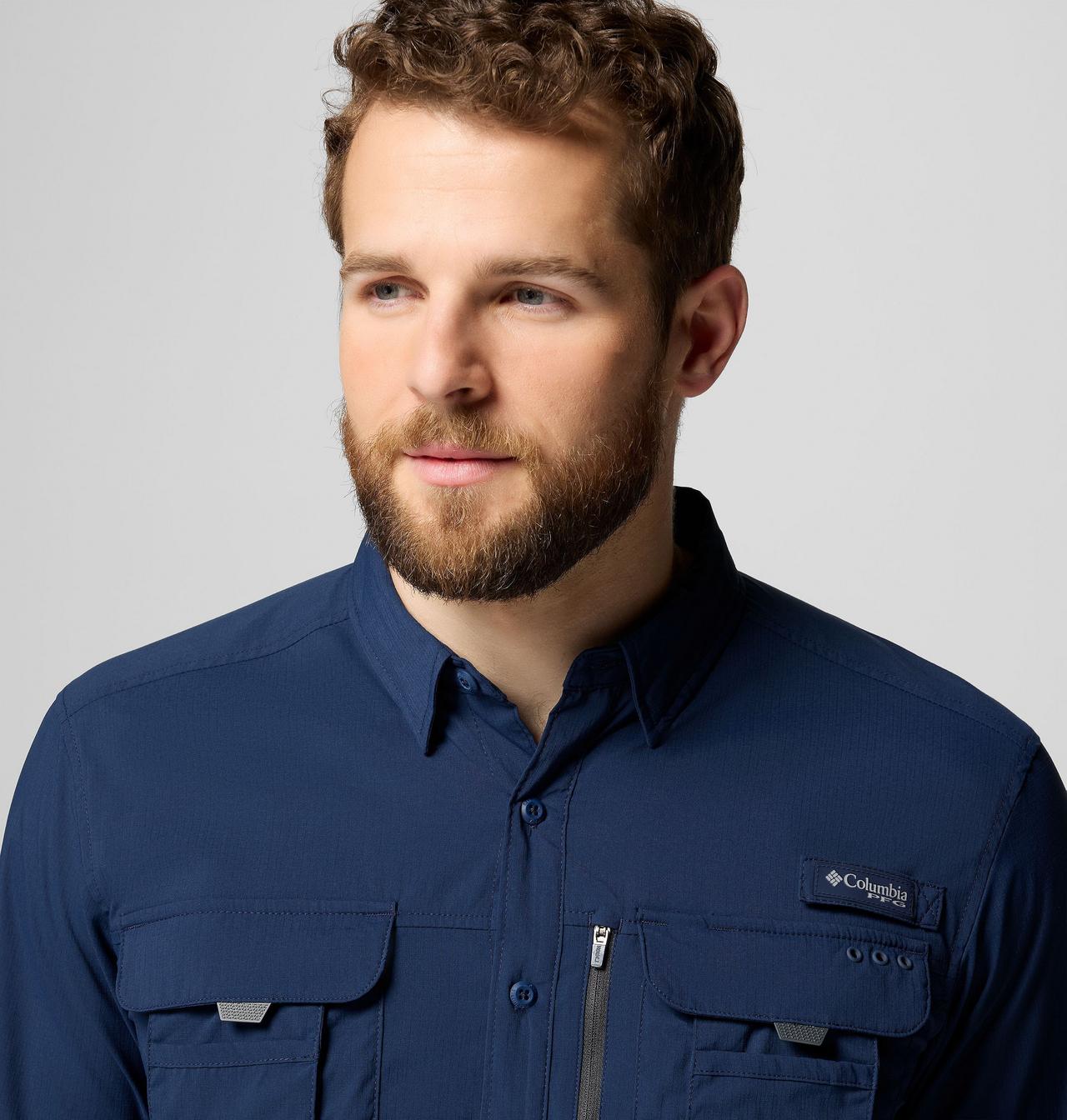 Men's PFG Bahama™ Elite Long Sleeve Shirt 7