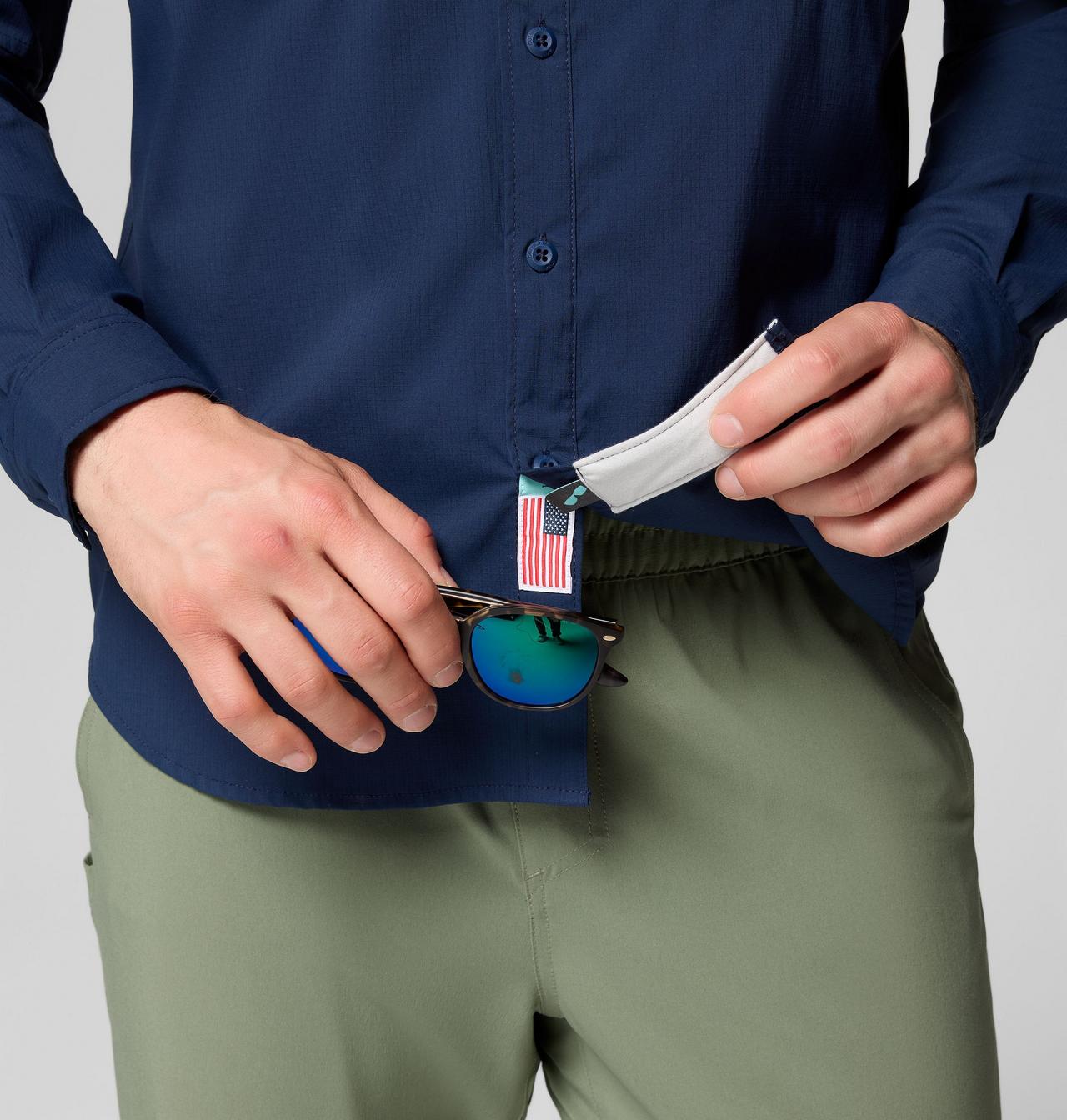 Men's PFG Bahama™ Elite Long Sleeve Shirt 8