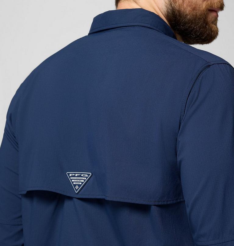 Men's PFG Bahama Elite Long Sleeve Shirt, Color: Collegiate Navy, image 10