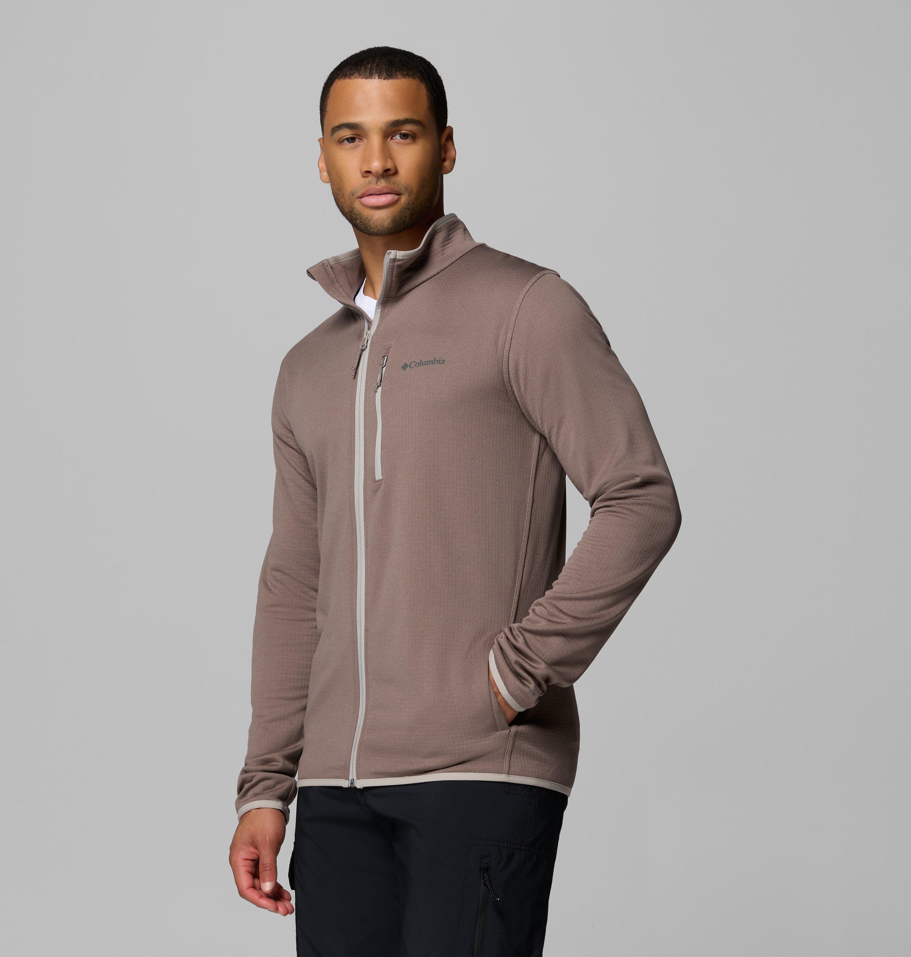 Men's Essential Hike Grid Fleece Full Zip Jacket | Columbia