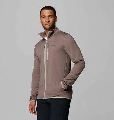 Chaqueta de forro polar con dise&ntilde;o de cuadr&iacute;cula Essential Hike para hombre, Color: Iron, Flint Grey, image 8