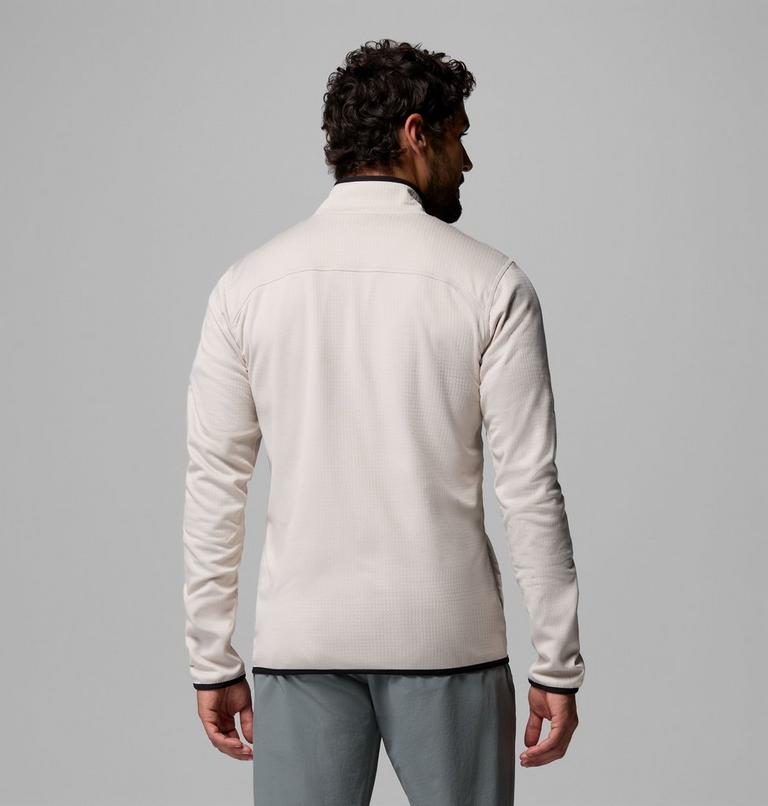 Men's Essential Hike Grid Fleece Jacket, Color: Dark Stone, image 3