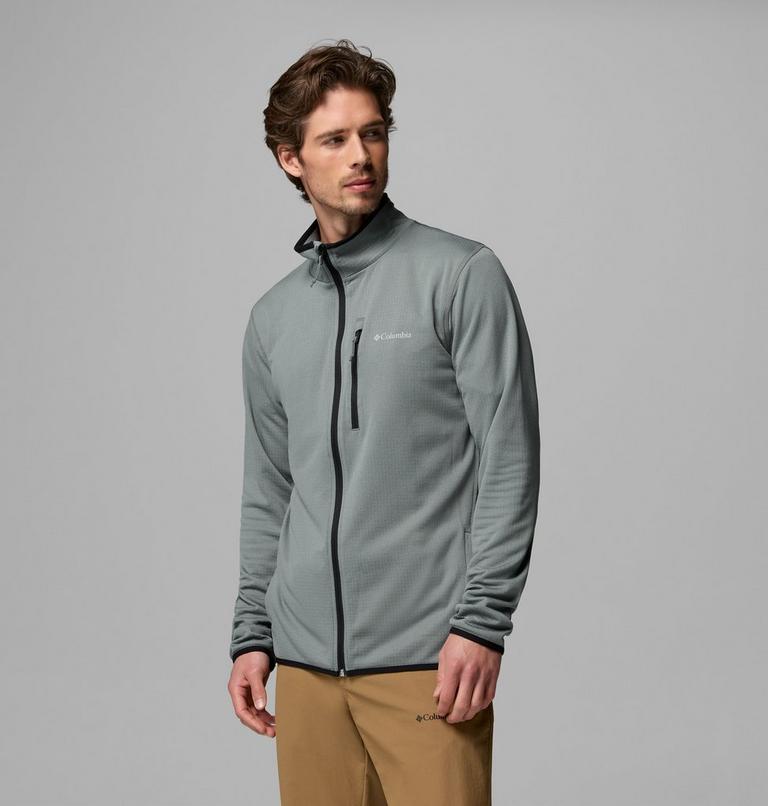 Men's Essential Hike Grid Fleece Jacket, Color: Sedona Sage, image 4