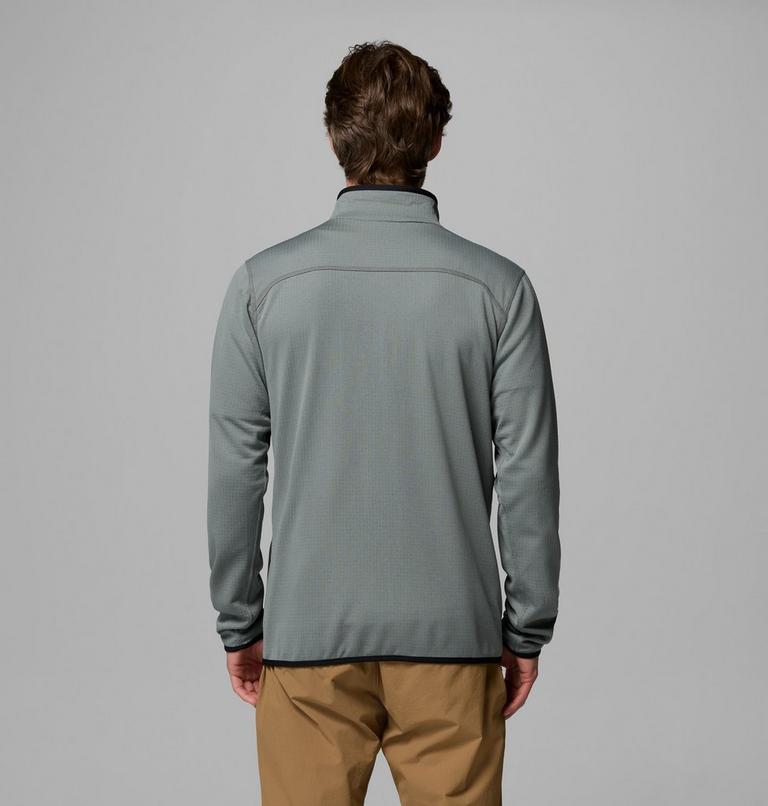 Men's Essential Hike Grid Fleece Jacket, Color: Sedona Sage, image 3