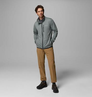 Men's Essential Hike Grid Fleece Full Zip Jacket, Color: Sedona Sage, image 4