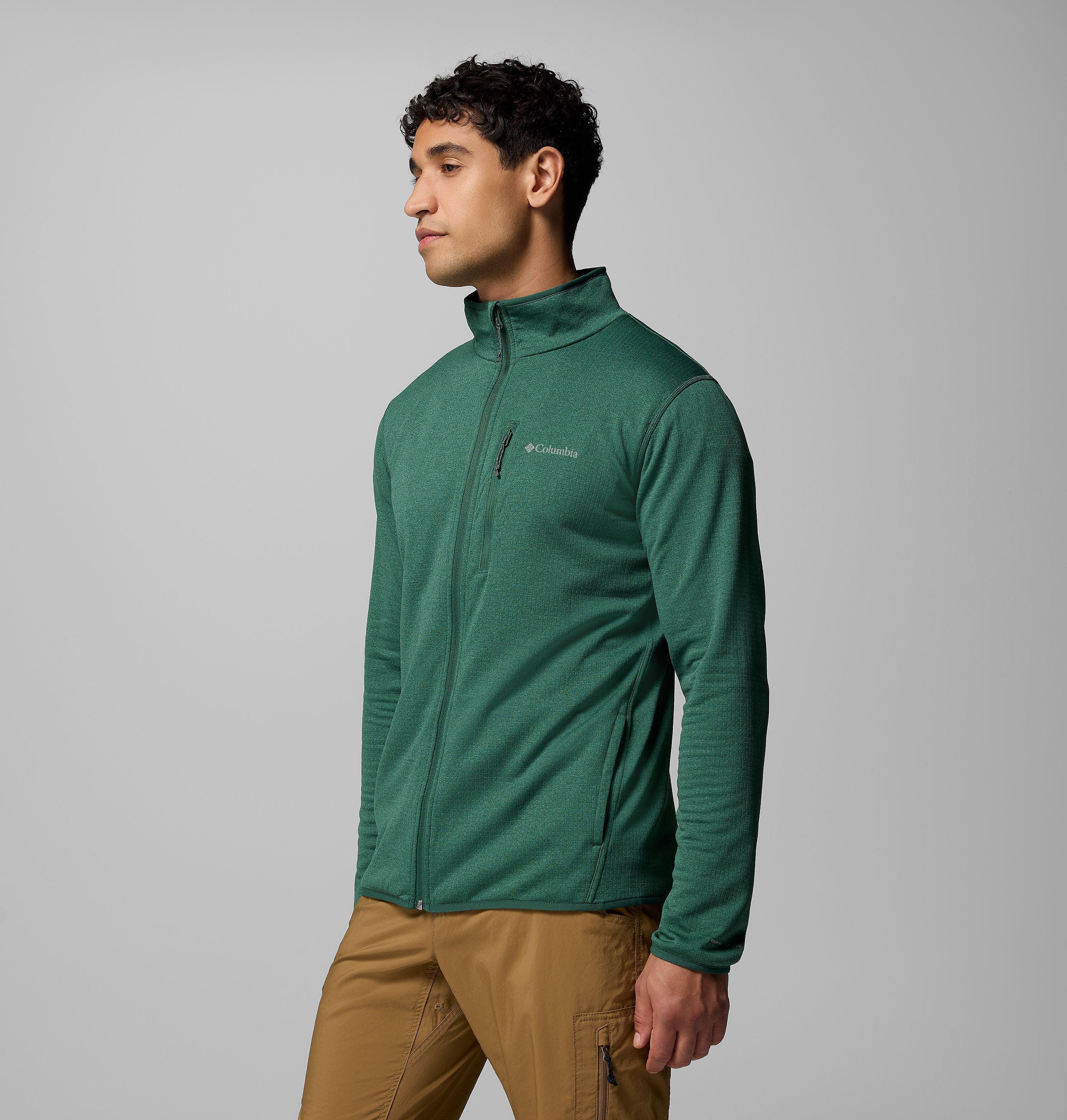Men's Essential Hike Grid Fleece Full Zip Jacket | Columbia