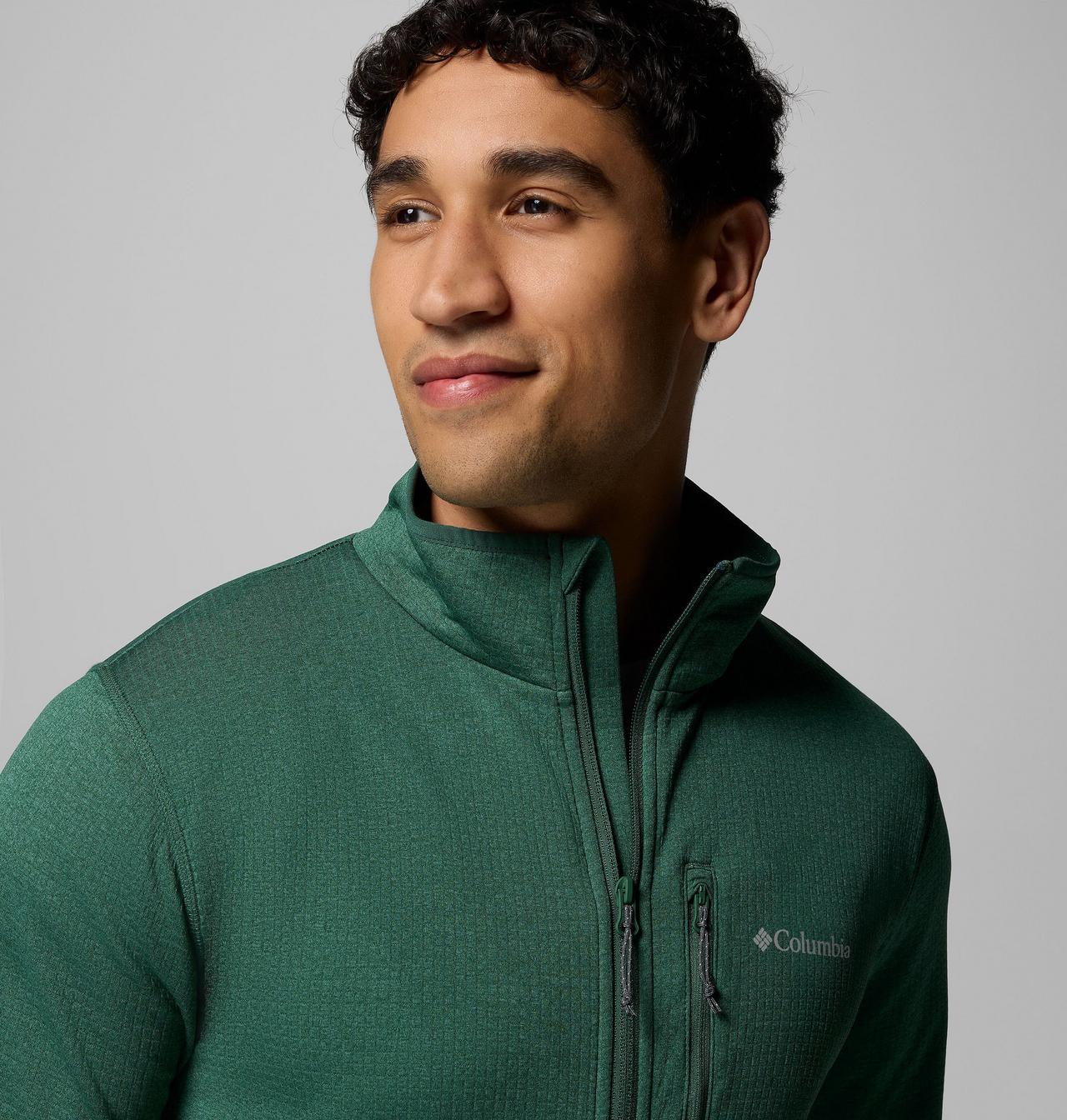 Essential Hike™ Grid Fleece Full Zip | 375 | S 7