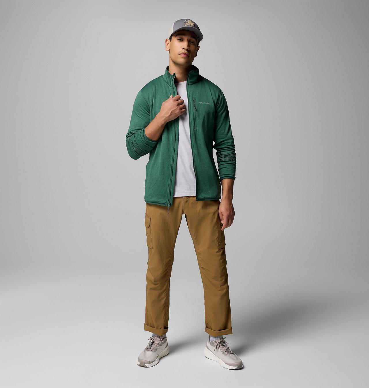 Essential Hike™ Grid Fleece Full Zip | 375 | S 2