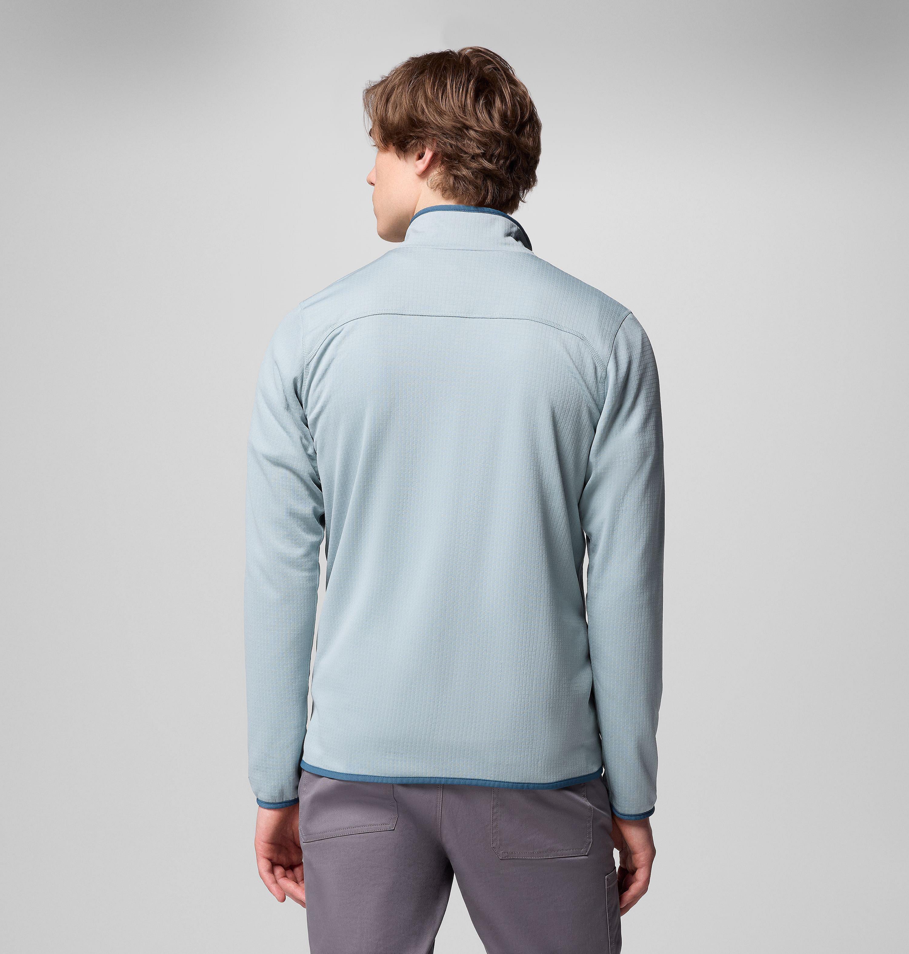 Men's Essential Hike Grid Fleece Full Zip Jacket | 461 | XXL 3