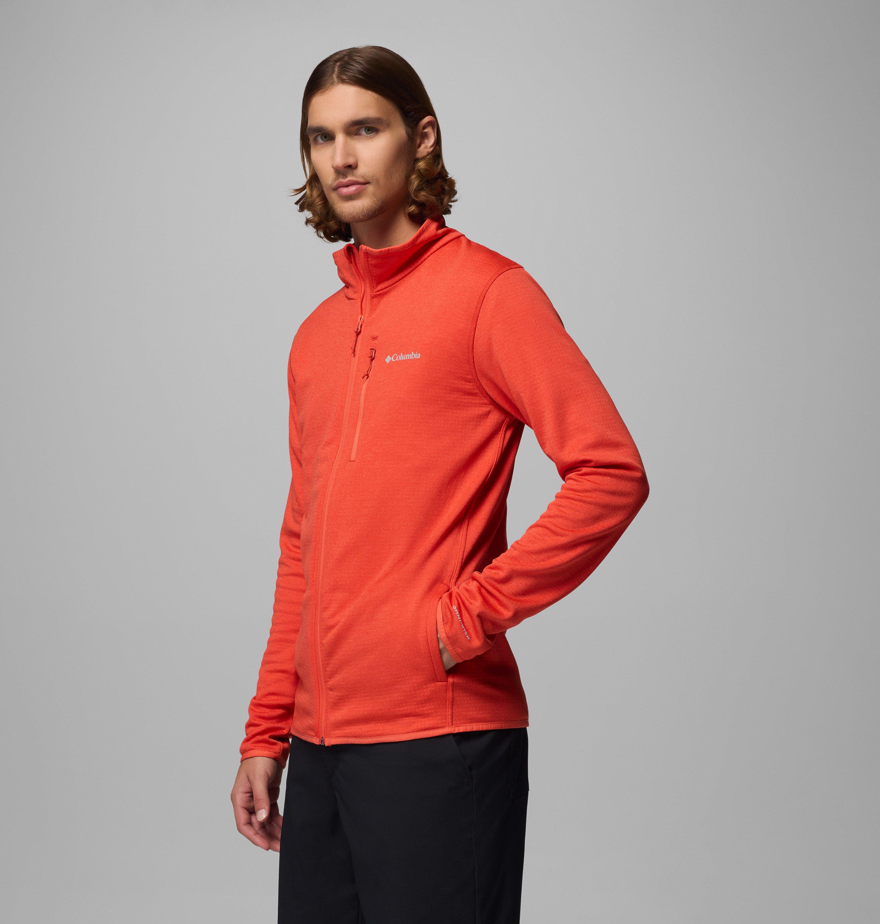 Men's Essential Hike Grid Fleece Full Zip Jacket | 845 | M 4