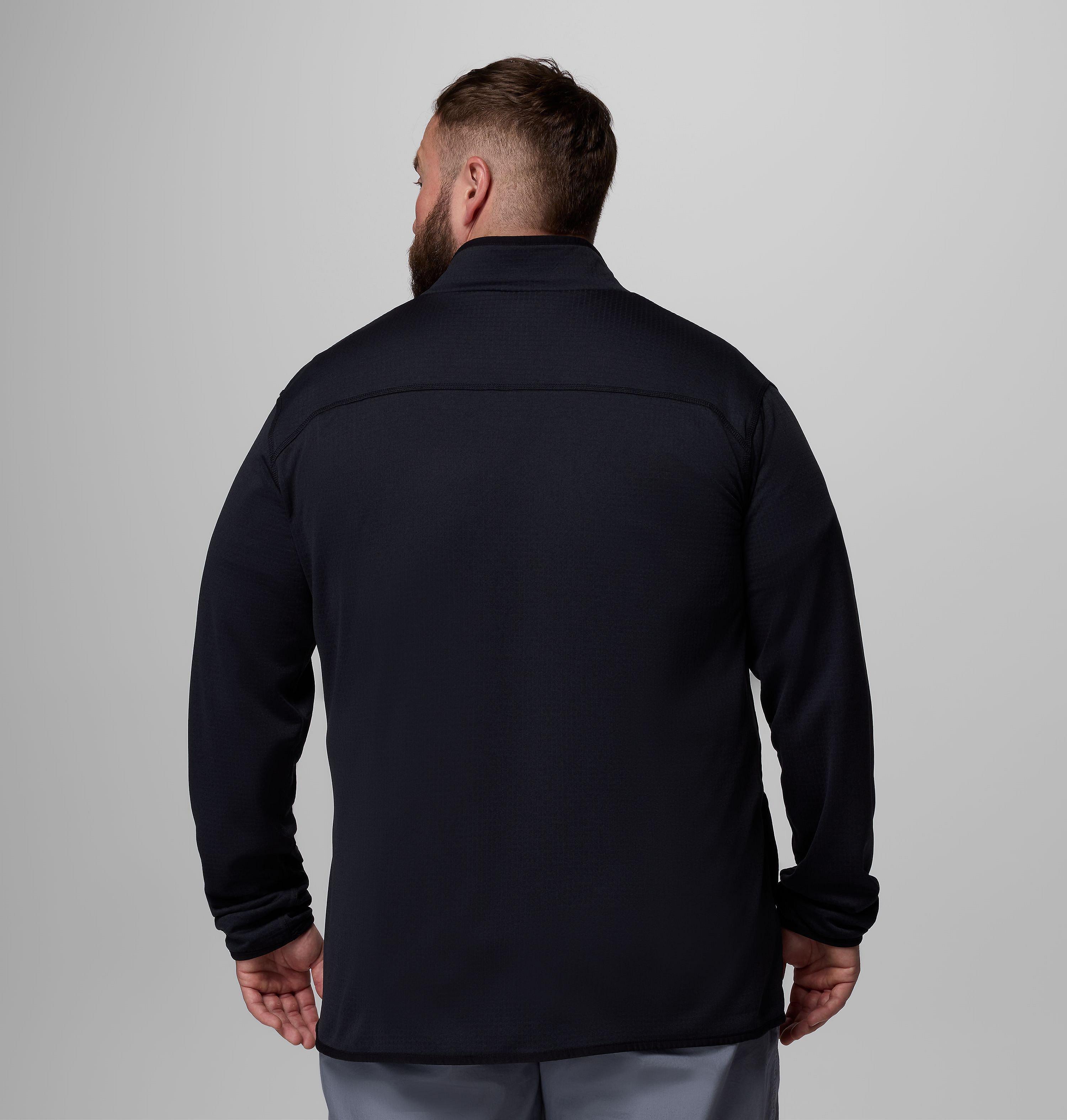 Men's Essential Hike Grid Fleece Full Zip Jacket - Big | 010 | 4X 3