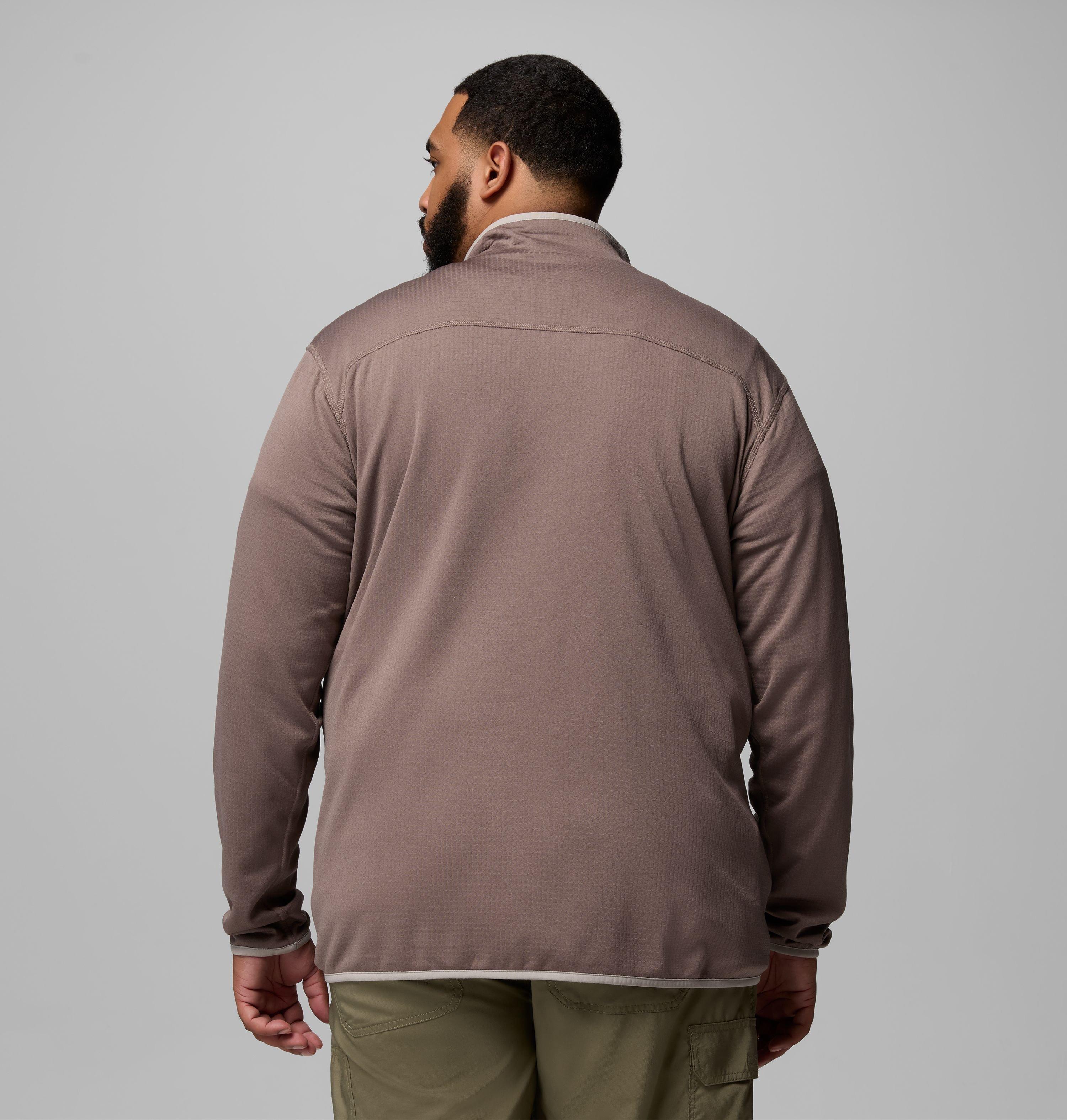 Men's Essential Hike Grid Fleece Full Zip Jacket - Big | 254 | 2X 3
