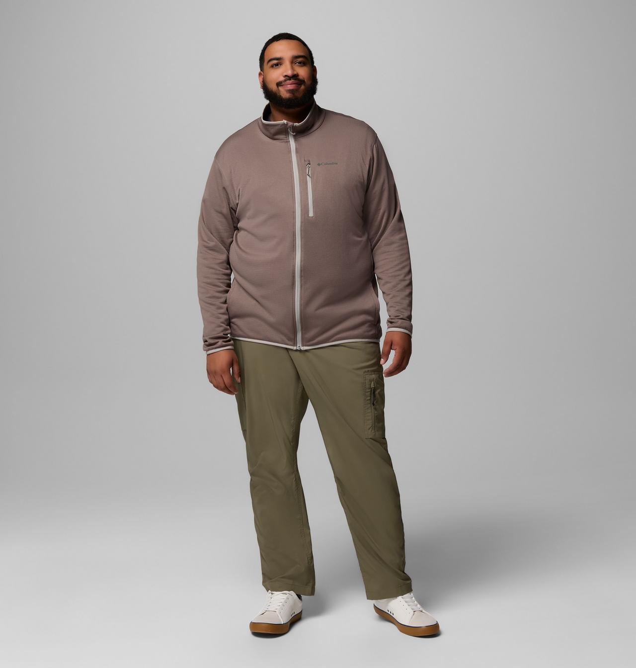 Men's Essential Hike™ Grid Fleece Full Zip Jacket - Big | 254 | 1X 2