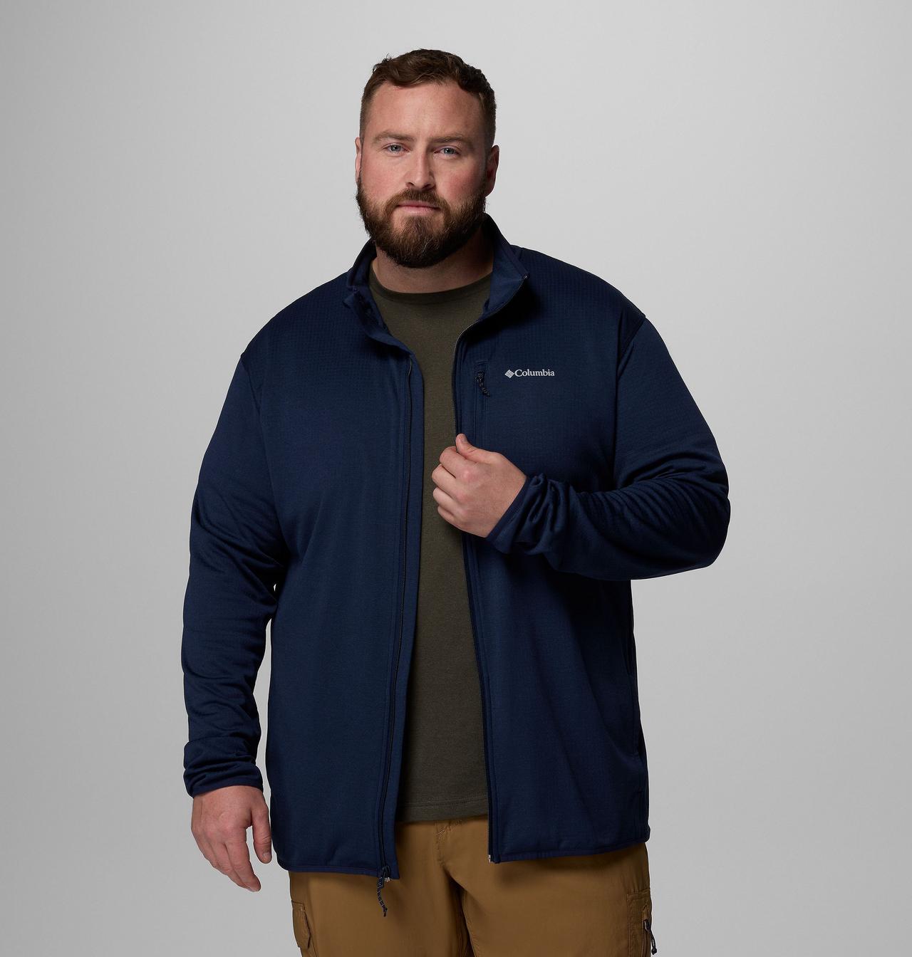 Essential Hike™ Grid Fleece Full Zip | 464 | 6X 5