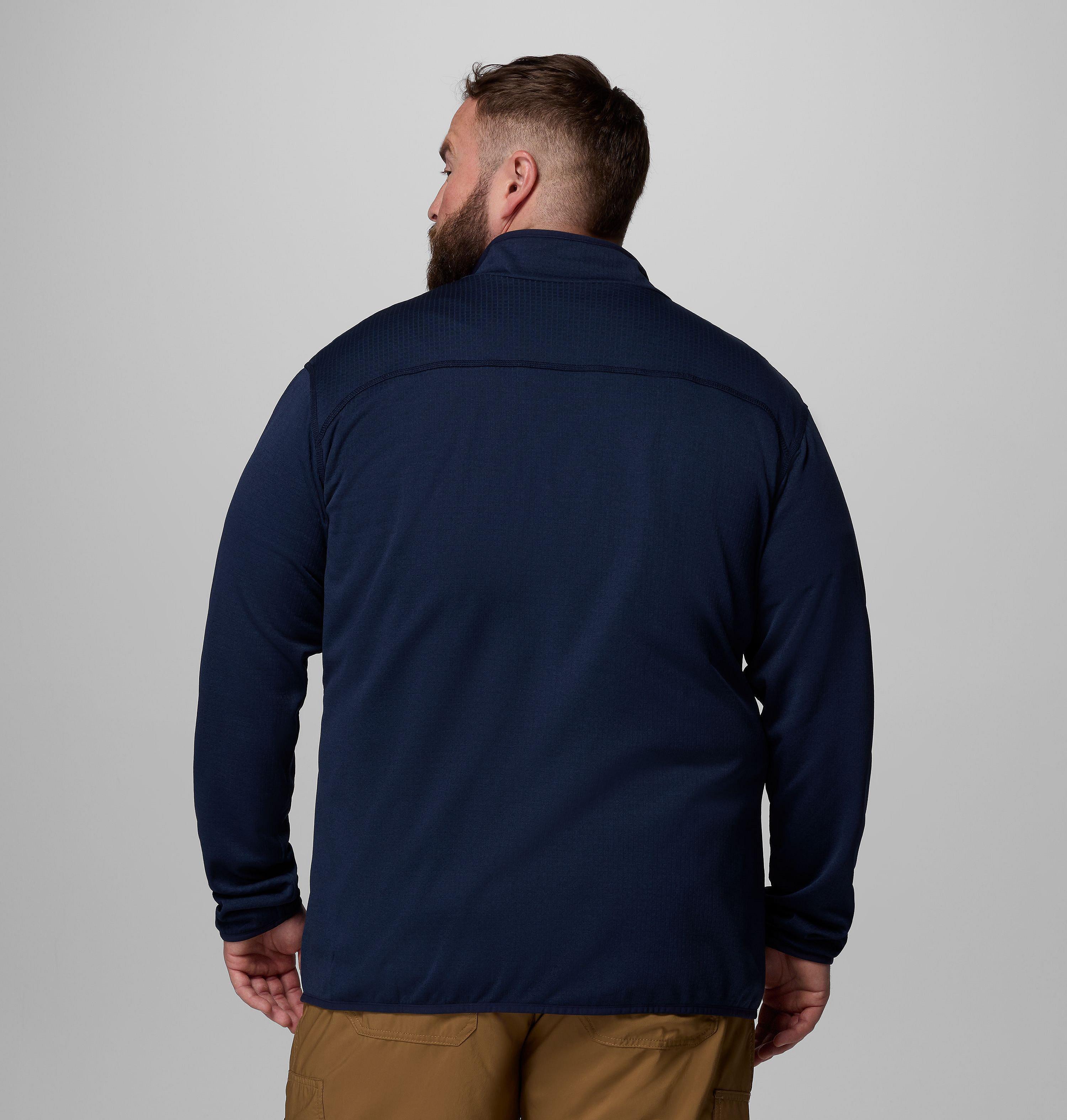 Men's Essential Hike Grid Fleece Full Zip Jacket - Big 3